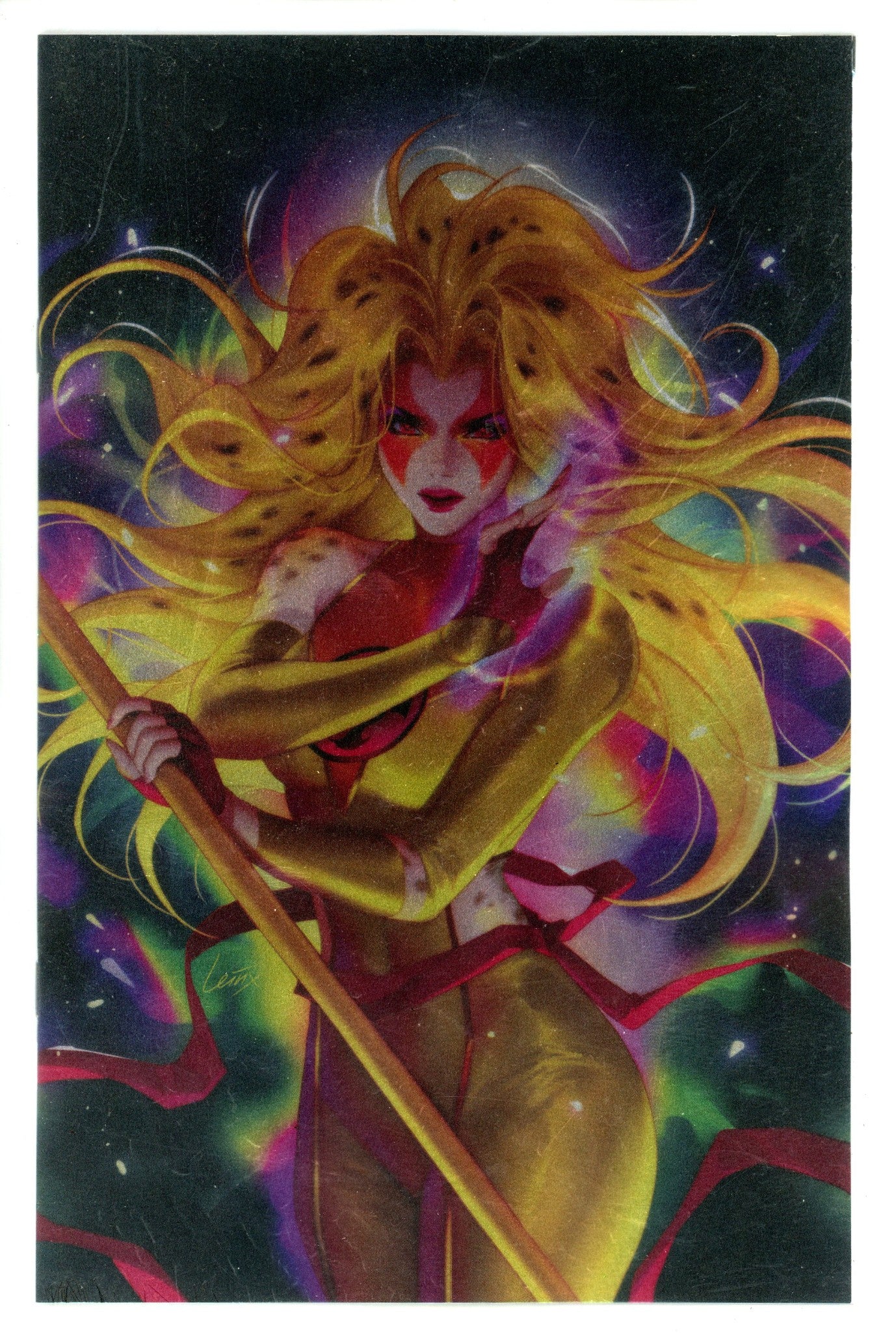 Thundercats Cheetara 1 Li Foil Virgin Incentive Variant NM (2024)