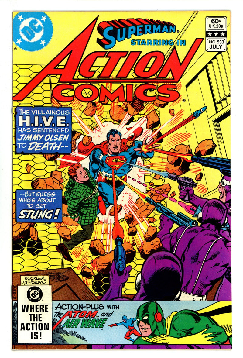 Action Comics Vol 1 533 High Grade (1982) 