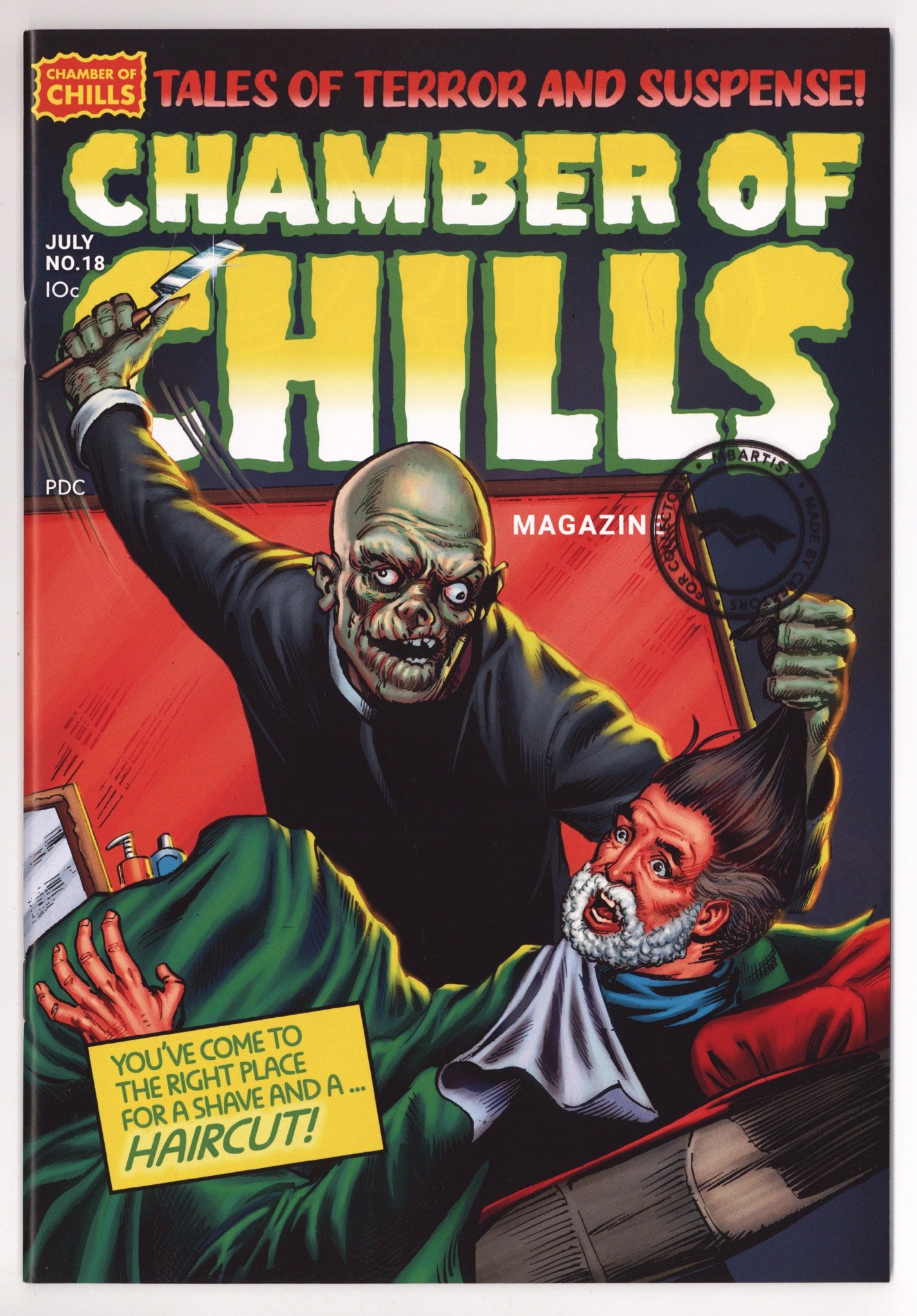 Chamber of Chills 18 High Grade (2020) Rubinstein Reprint Variant 