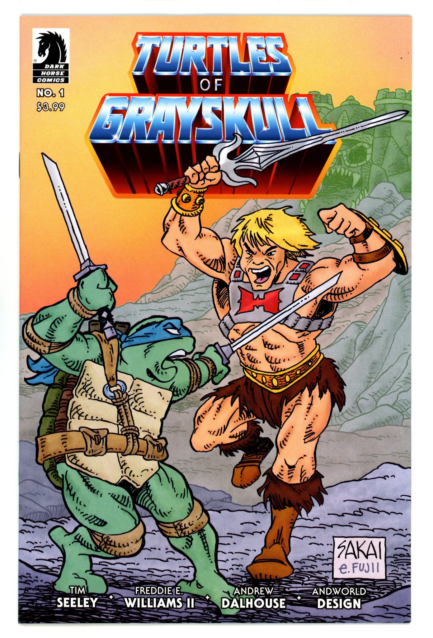 Masters Of The Universe / Teenage Mutant Ninja Turtles: Turtles Of Grayskull 1 Sakai Variant (2024)