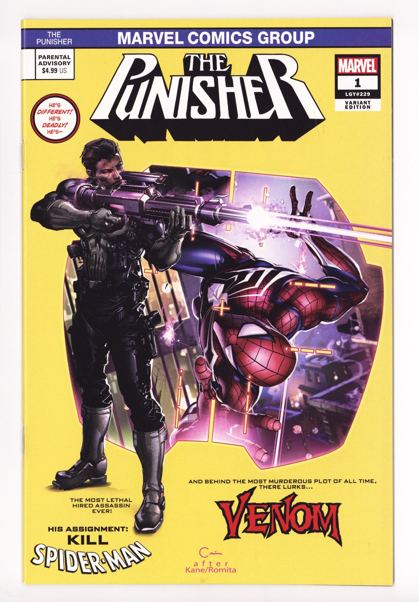 The Punisher Vol 12 1 (229) VF (8.0) (2018) Crain Homage Exclusive Variant 