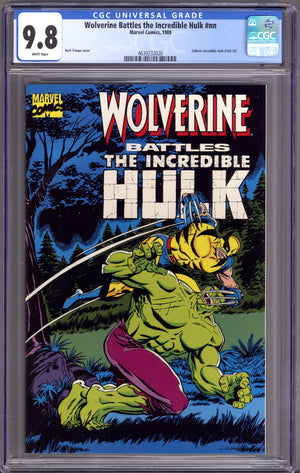 Wolverine Battles the Incredible Hulk 1 CGC 9.8 (NM/M) (1989)