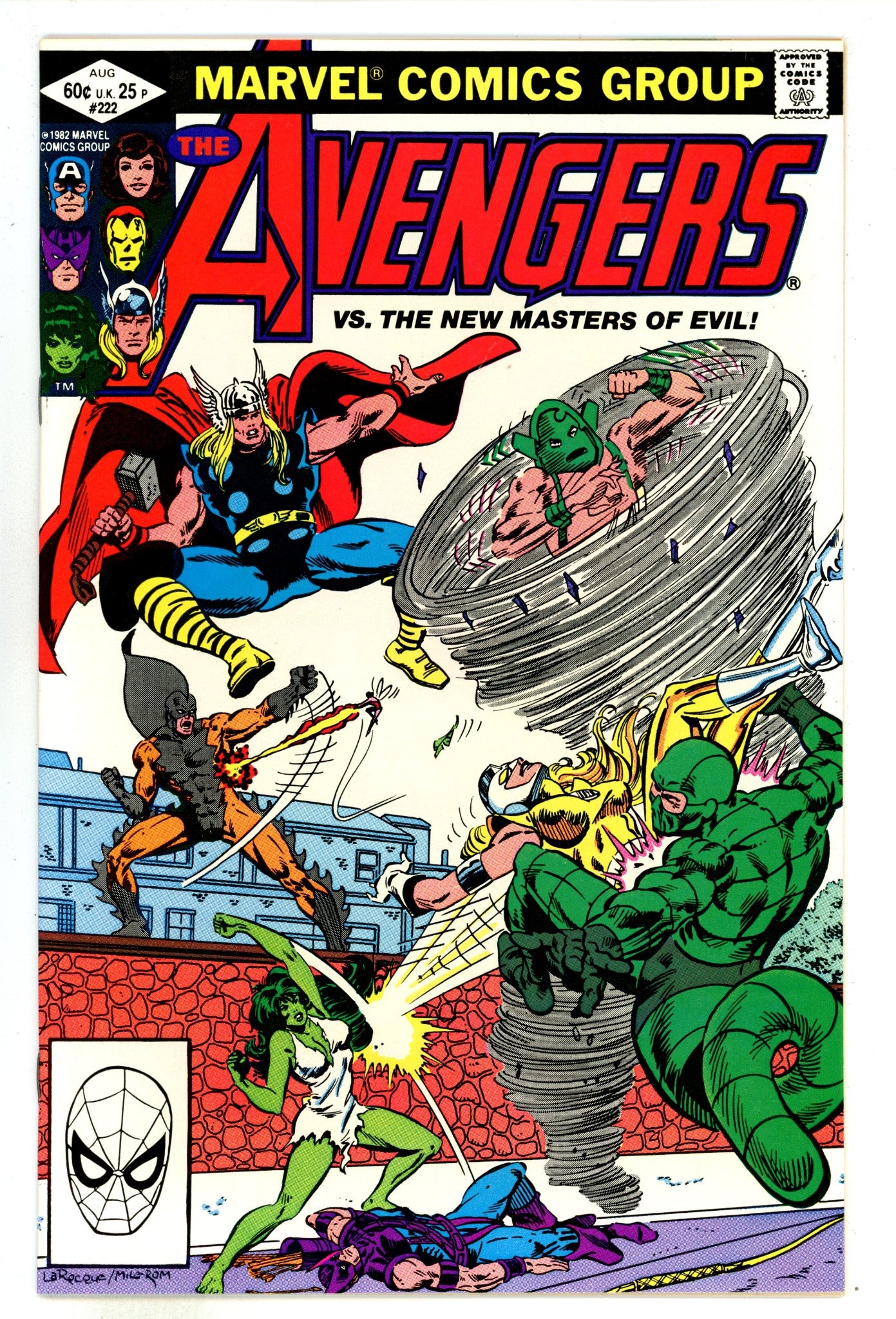 The Avengers Vol 1 222  NM- (9.2)   (1982)        