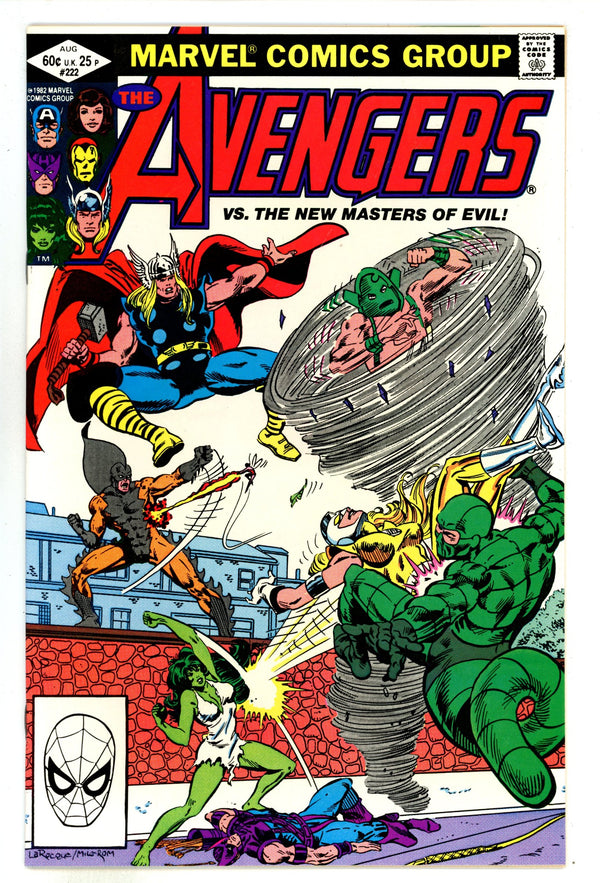 The Avengers Vol 1 222 NM- (9.2) (1982)