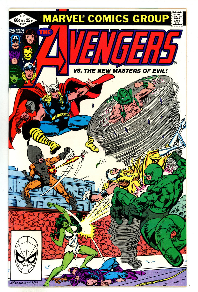The Avengers Vol 1 222  NM- (9.2)   (1982)        