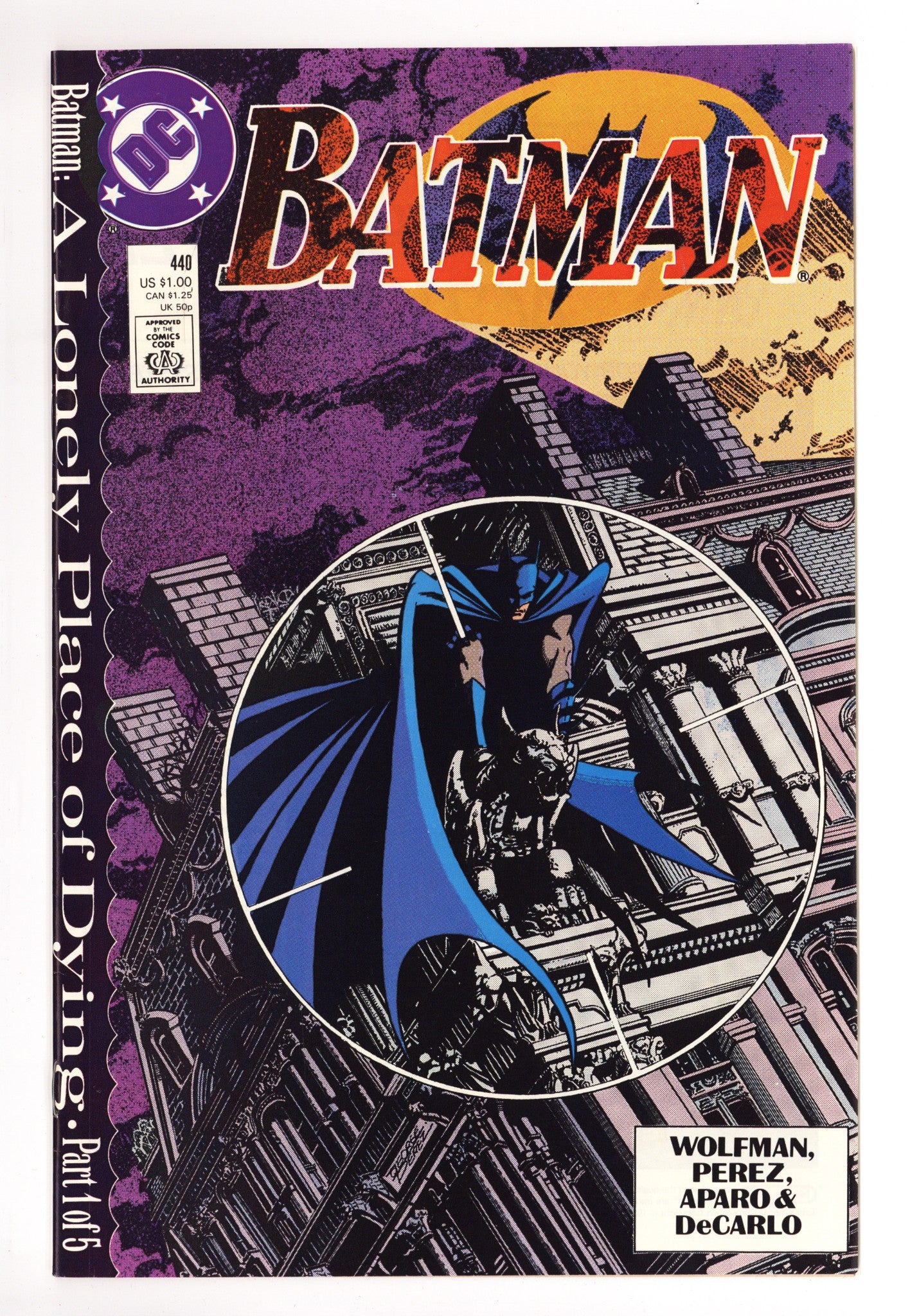 Batman Vol 1 440 High Grade (1989) 