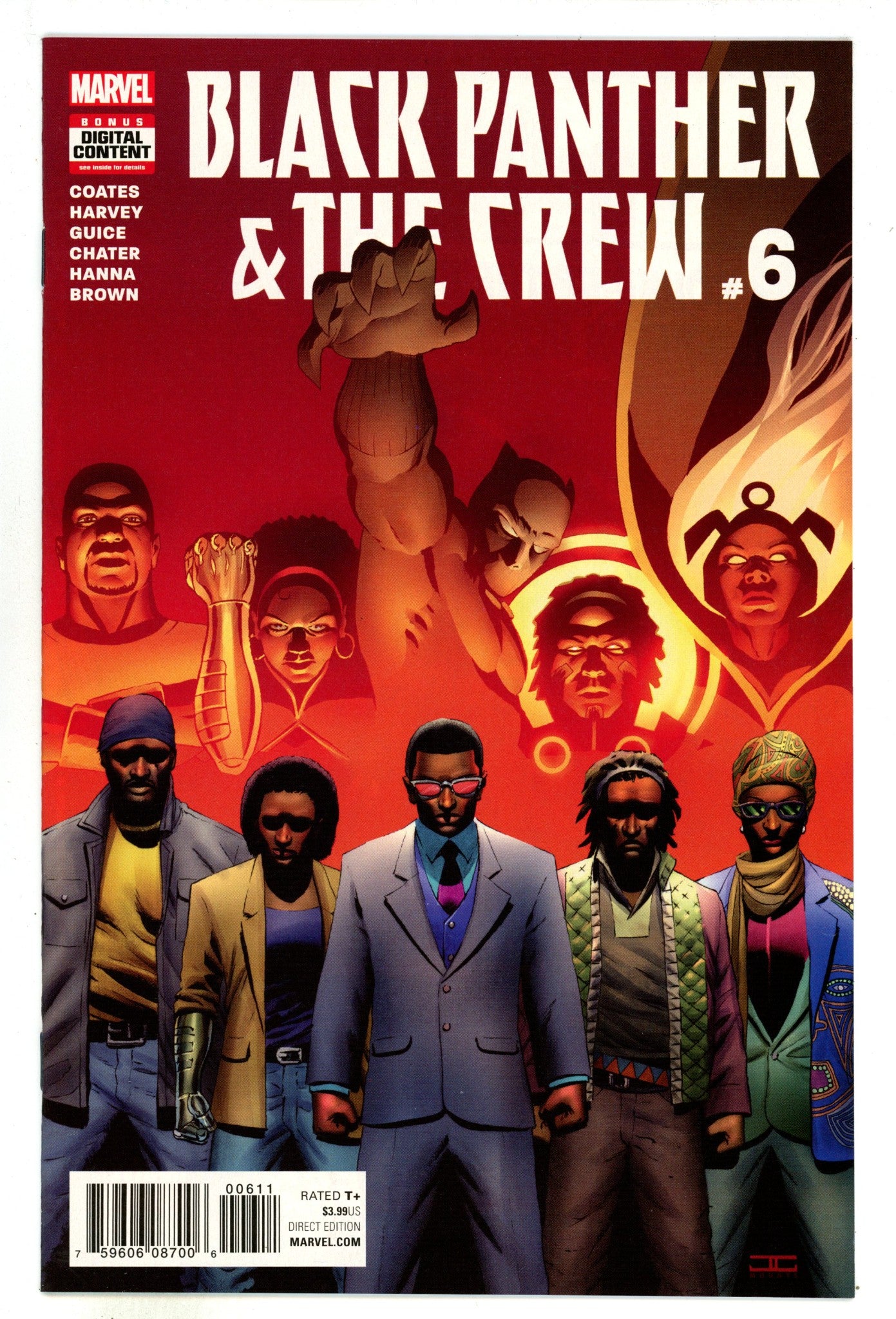 Black Panther and the Crew 6 High Grade (2017) 