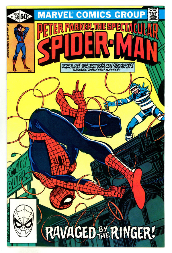 The Spectacular Spider-Man Vol 1 58 NM- (9.2) (1981)