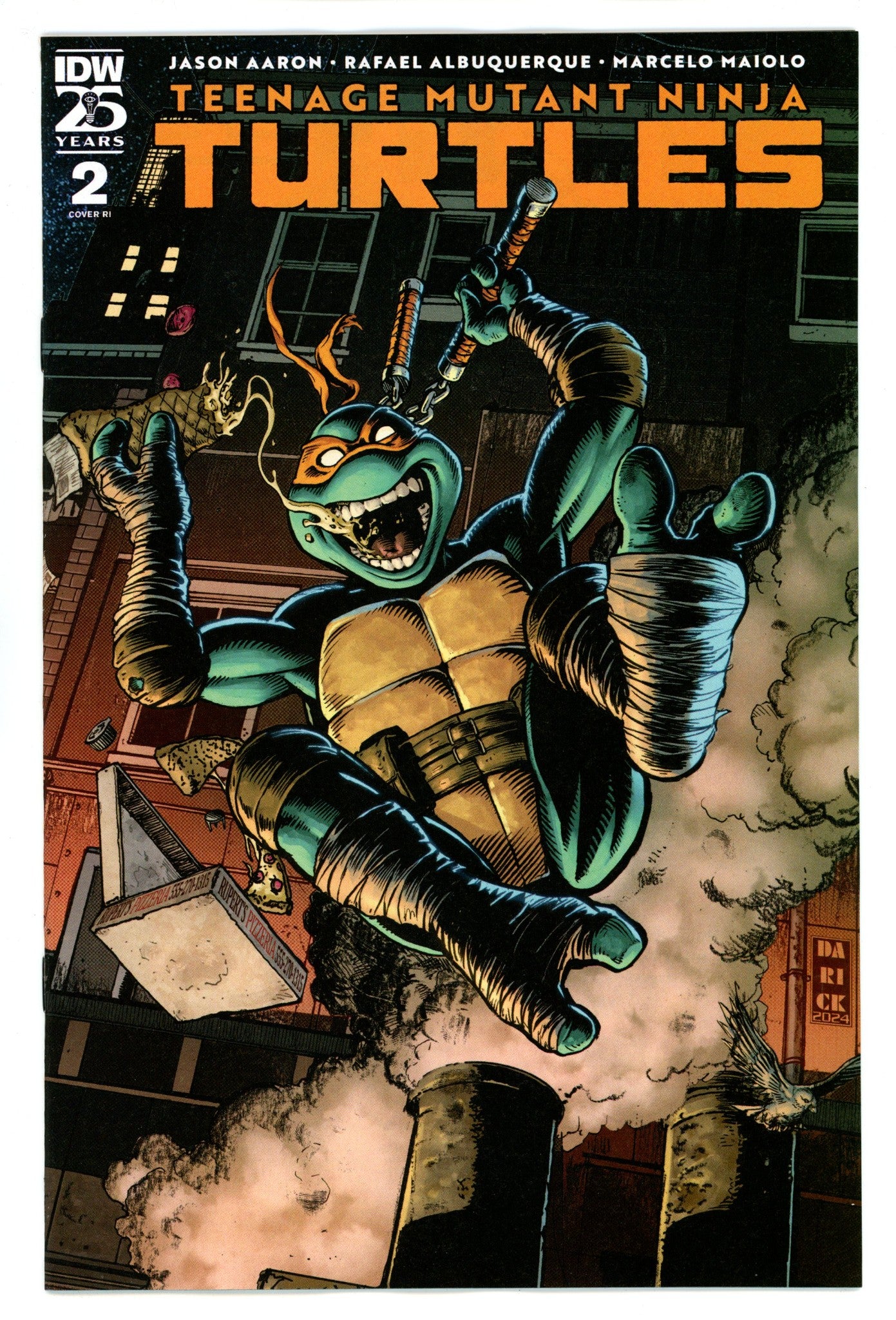 Teenage Mutant Ninja Turtles Vol 6 2 Robertson Incentive Variant NM- (2024)