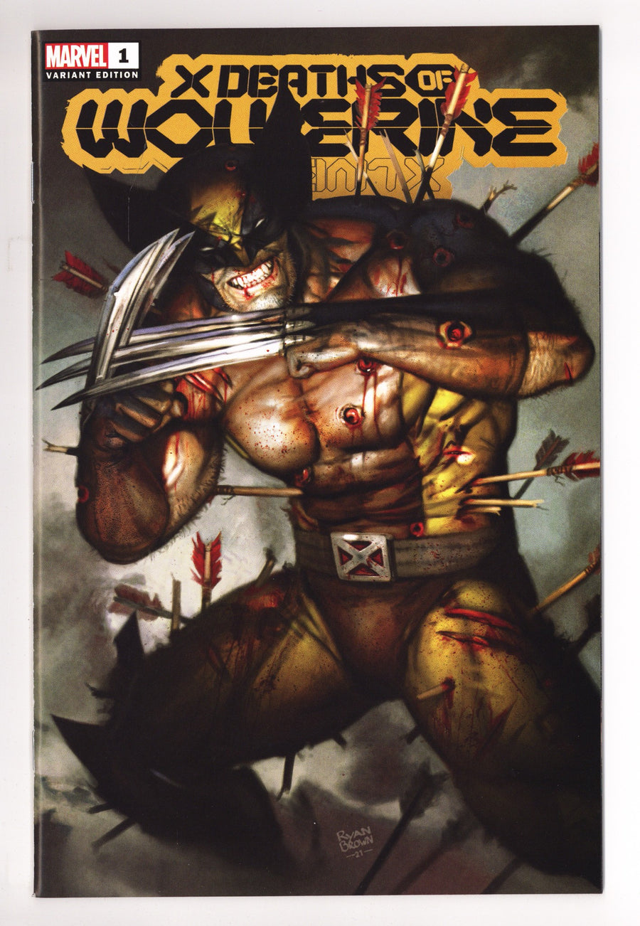 X Deaths of Wolverine 1 High Grade (2022) Brown Exclusive Variant 