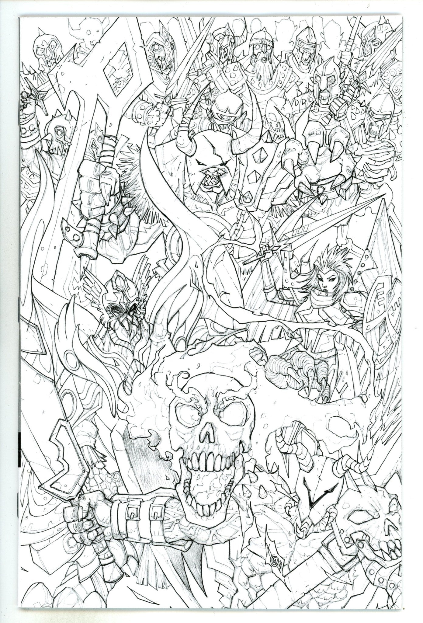Runescape Untold Tales God Wars 1 Quah B&W Virgin Variant (2024)