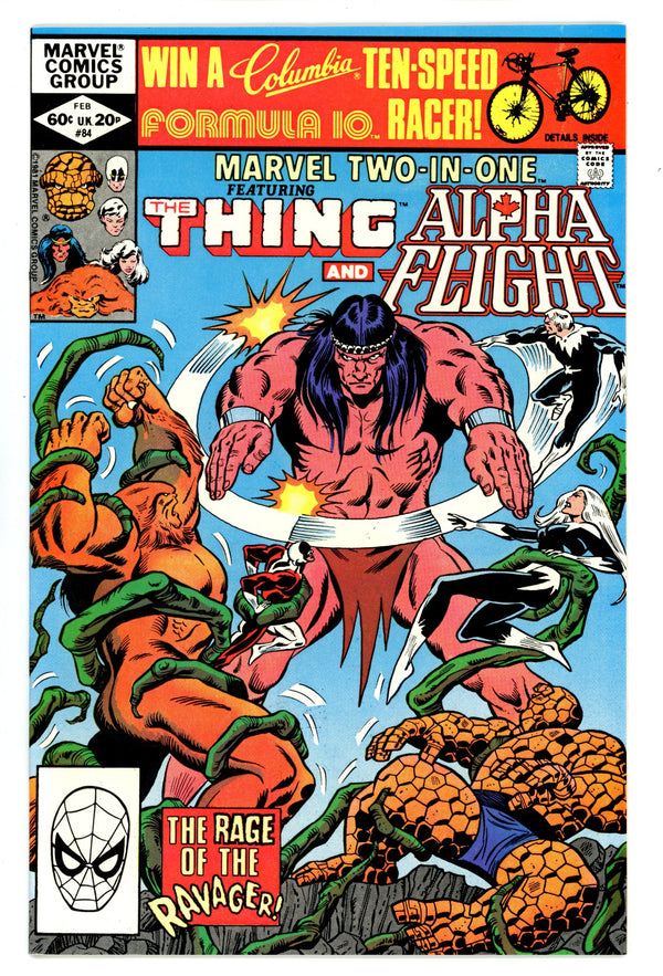 Marvel Two-in-One Vol 1 84 High Grade (1982)