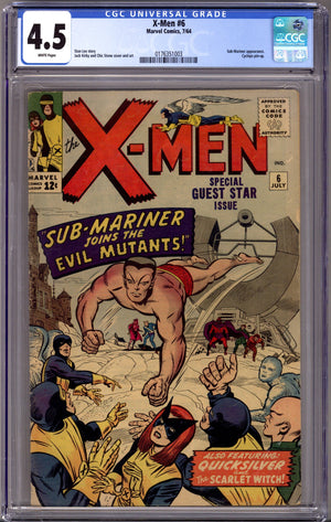The X-Men Vol 1 6 CGC 4.5 (VG+) (1964)