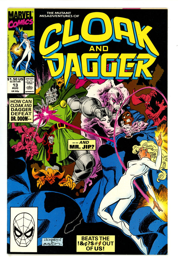 The Mutant Misadventures of Cloak and Dagger 13 High Grade (1990)