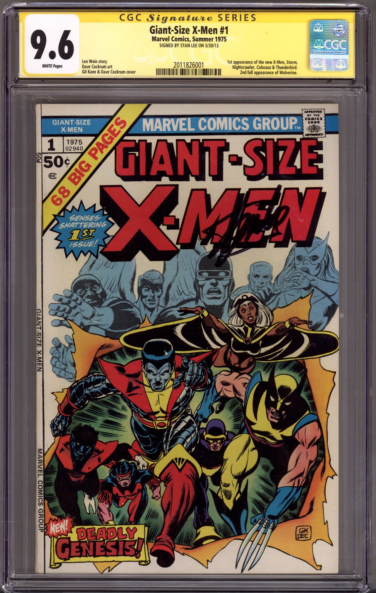Giant-Size X-Men 1 CGC 9.6 (NM+) Marvel (1975) | CaptCan Comics