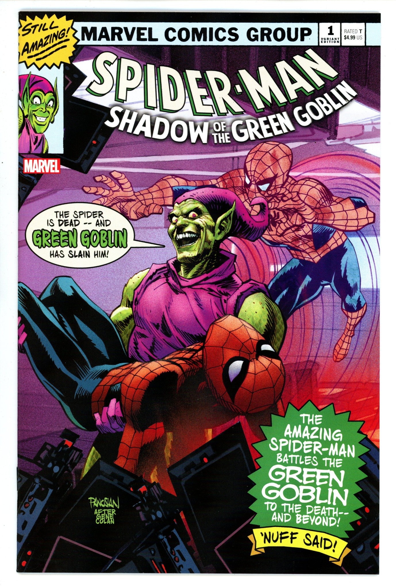 Spider-Man Shadow Of Green Goblin 1 Variant (2024)