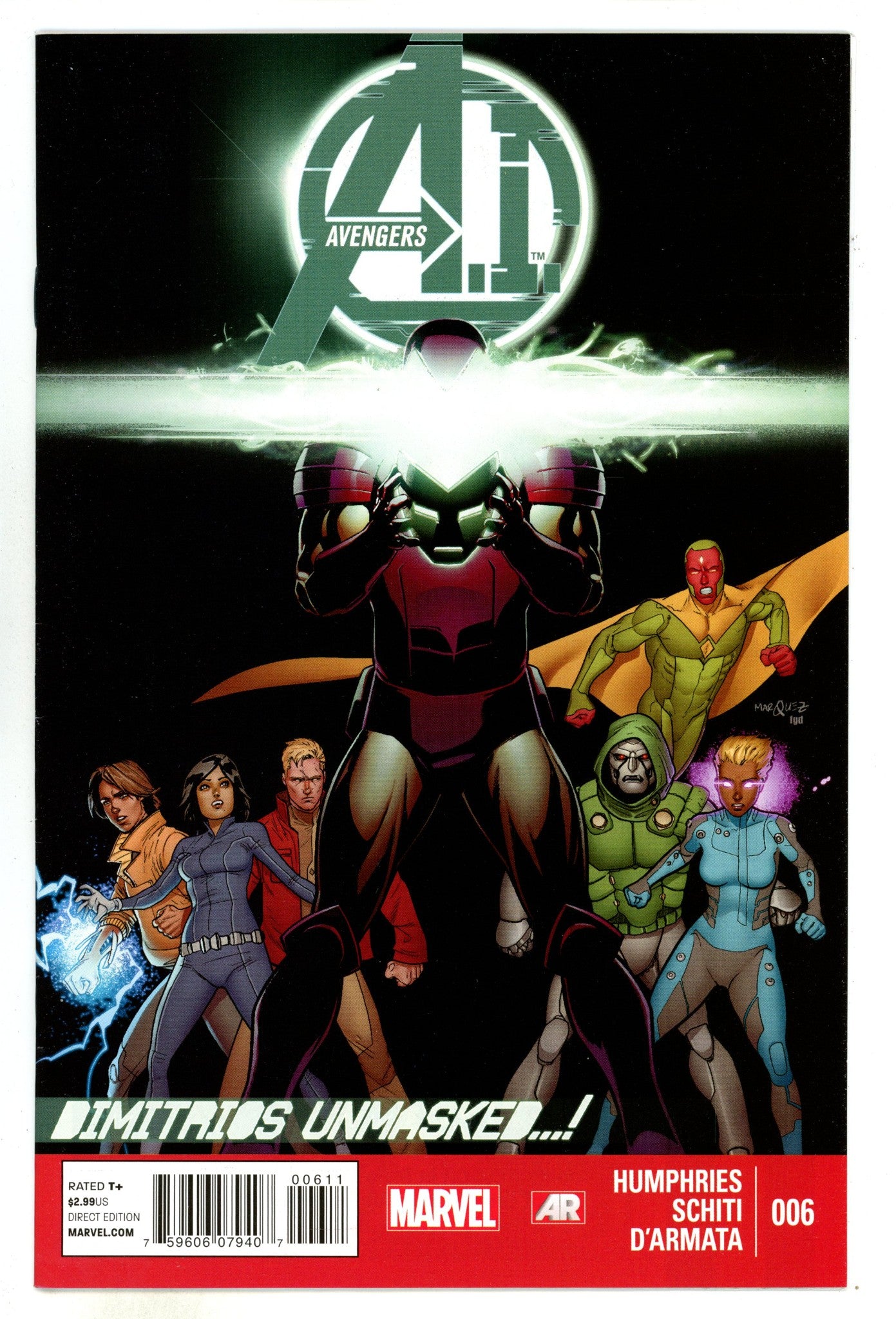 Avengers A.I. 6 High Grade (2014) 