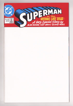 Superman Vol 1 423   Facsimile Blank Variant   (2026)