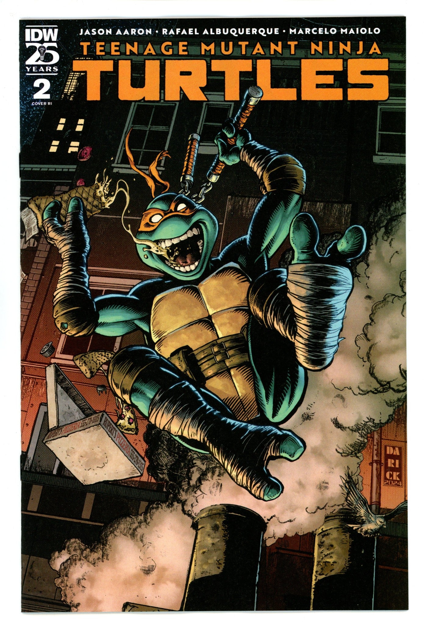 Teenage Mutant Ninja Turtles Vol 6 2 Robertson Incentive Variant NM (2024)