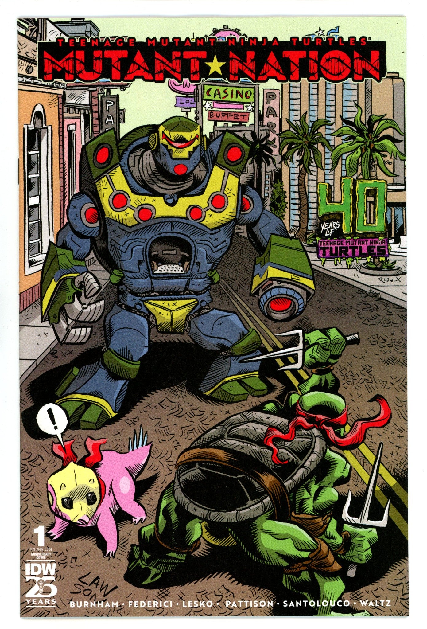 Teenage Mutant Ninja Turtles: Mutant Nation 1 Lawson Variant (2024)
