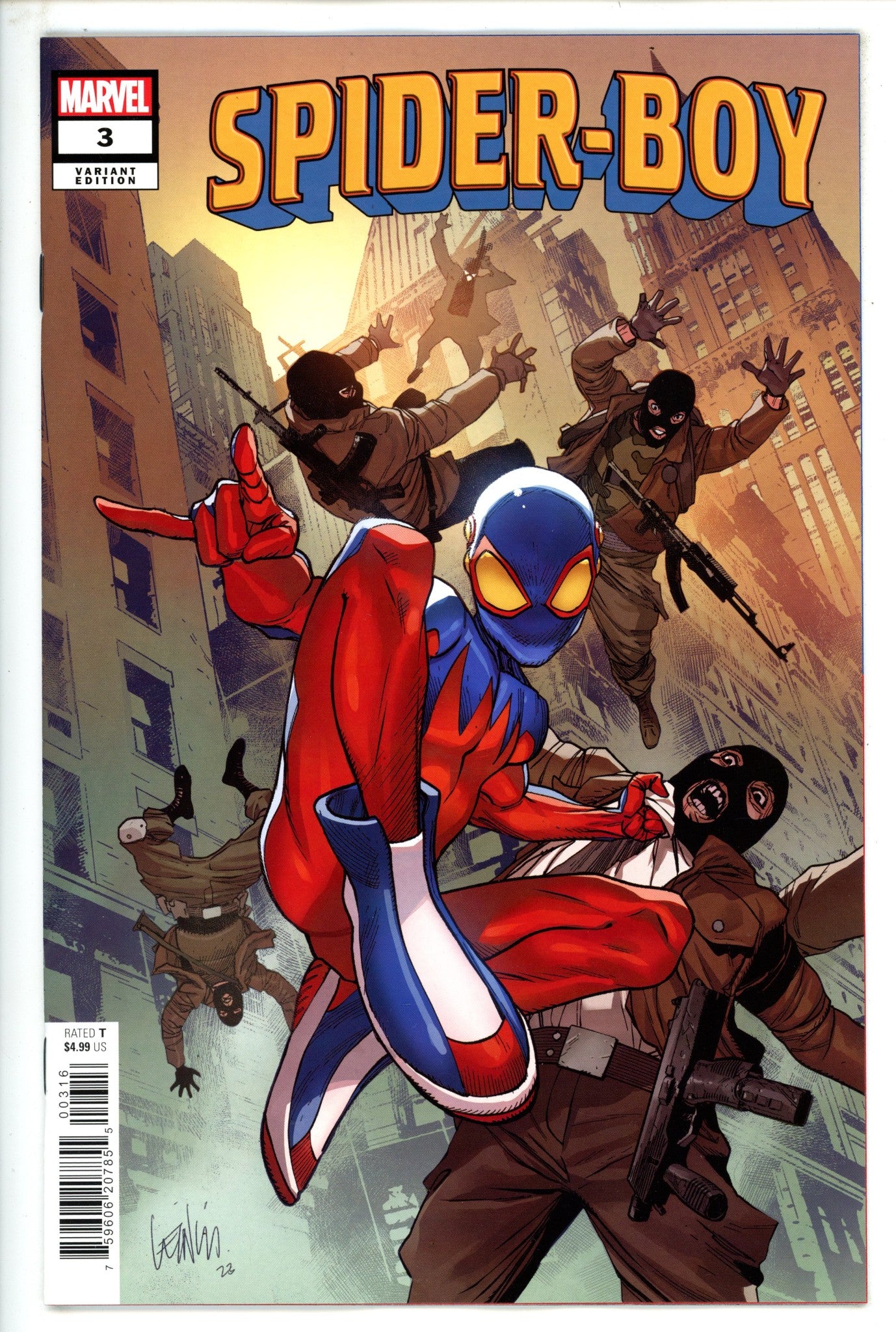 Spider-Boy 3 Yu Incentive Variant NM (2024)