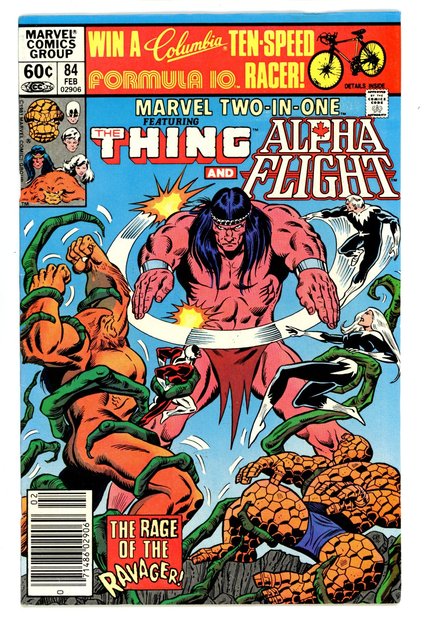 Marvel Two-in-One Vol 1 84 Mid Grade (1982) Newsstand 