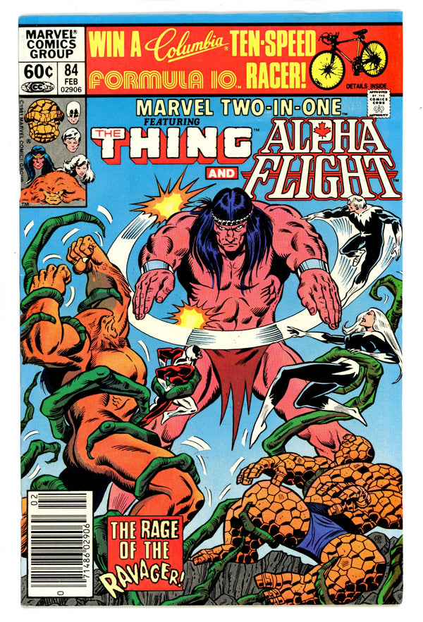 Marvel Two-in-One Vol 1 84 Mid Grade (1982) Newsstand