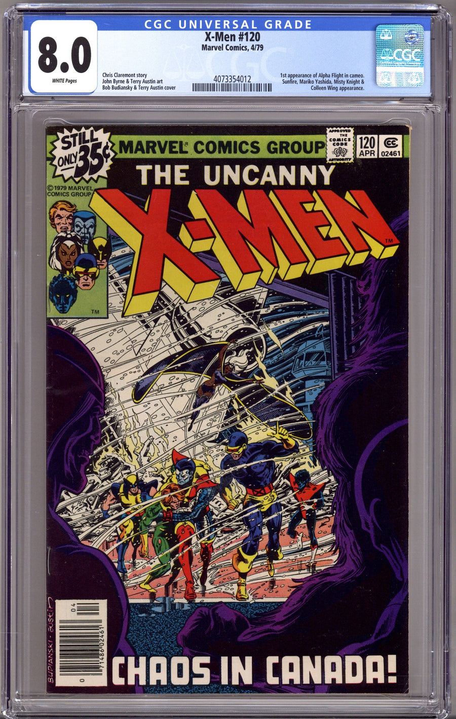 The X-Men Vol 1 120 CGC 8.0 (VF) (1979) 