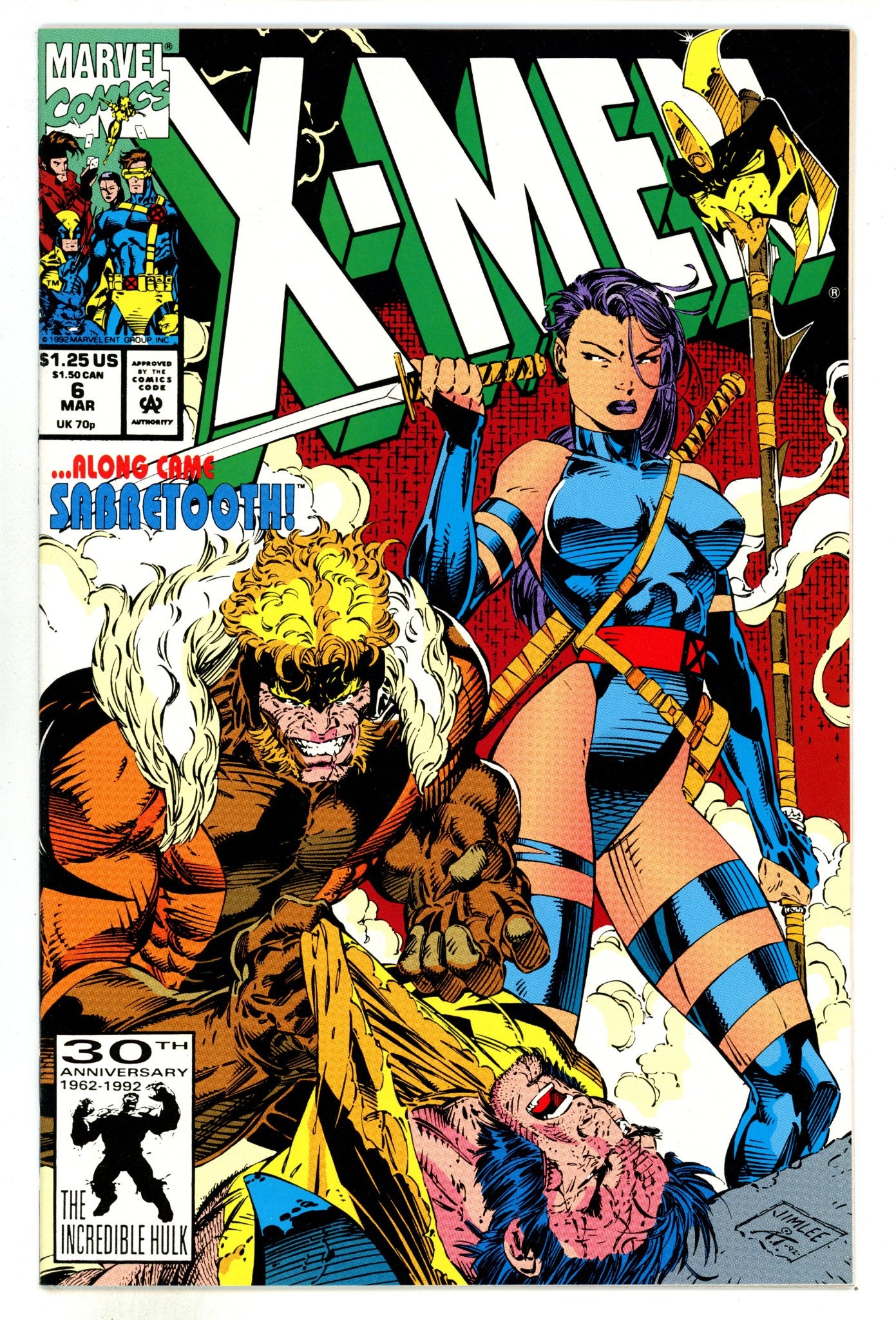 X-Men Vol 1 6 NM- (9.2) (1992) 