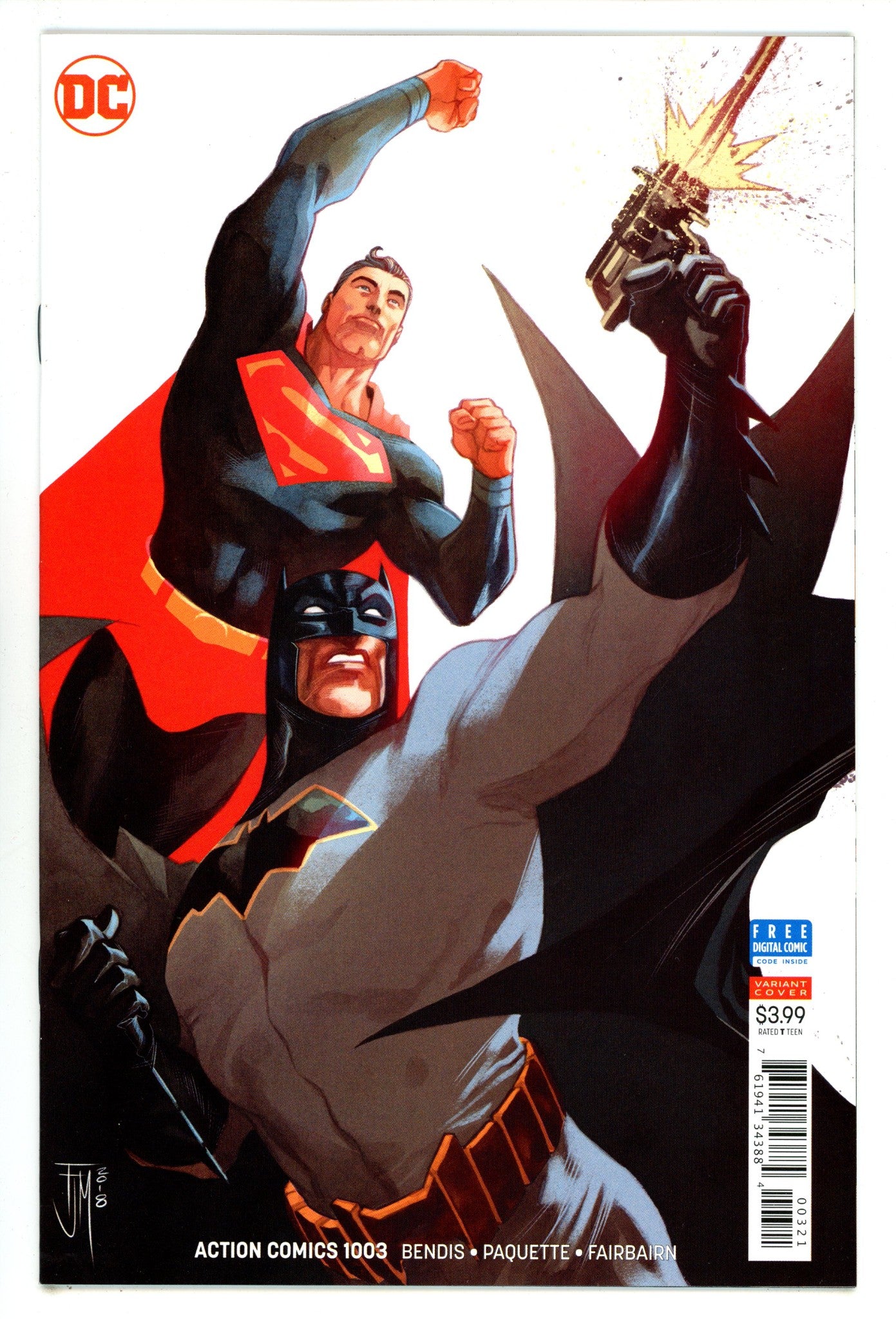 Action Comics Vol 3 1003 High Grade (2018) Manapul Variant 