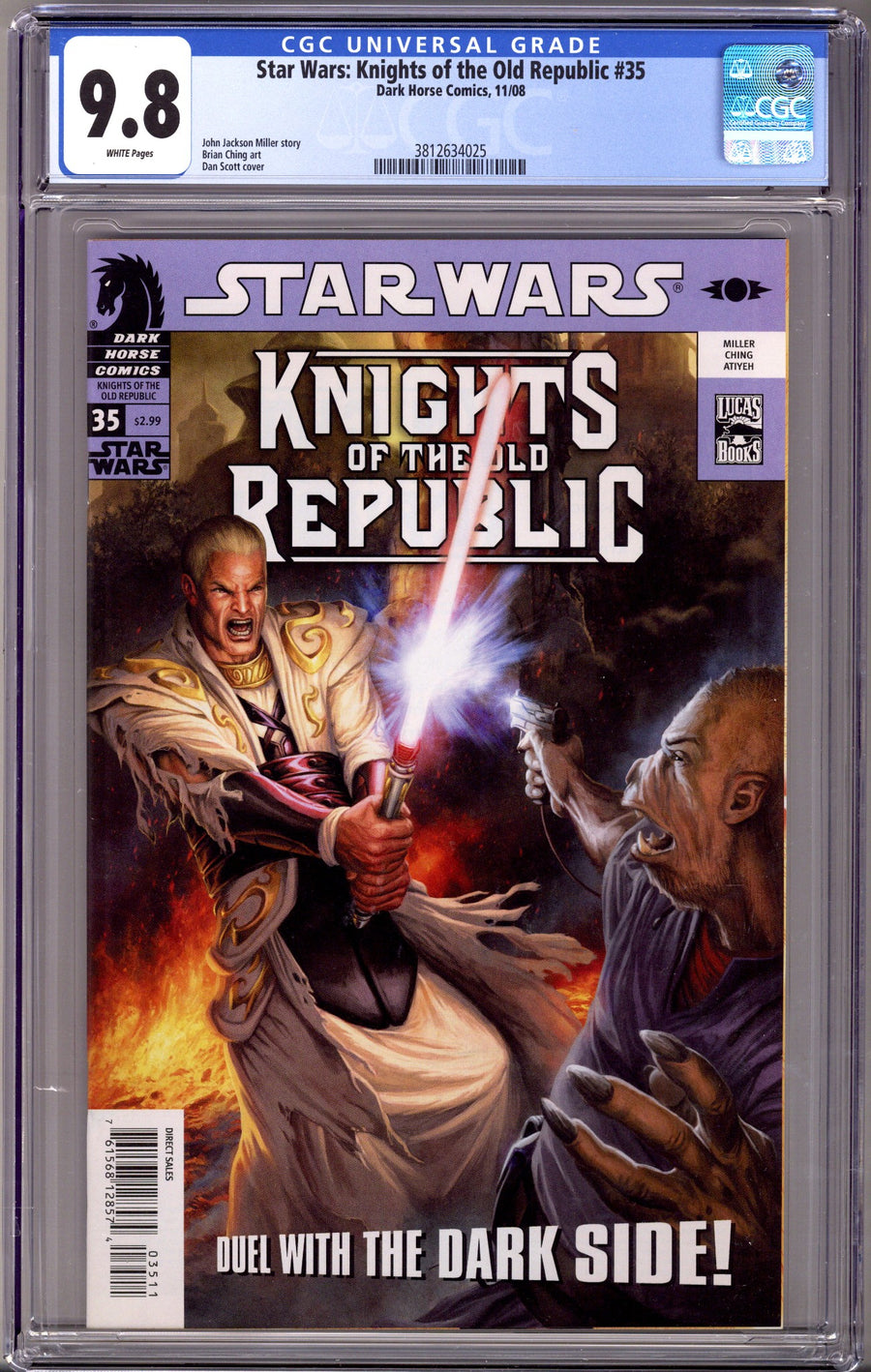 Star Wars Knights of the Old Republic 35 CGC 9.8 (2008)