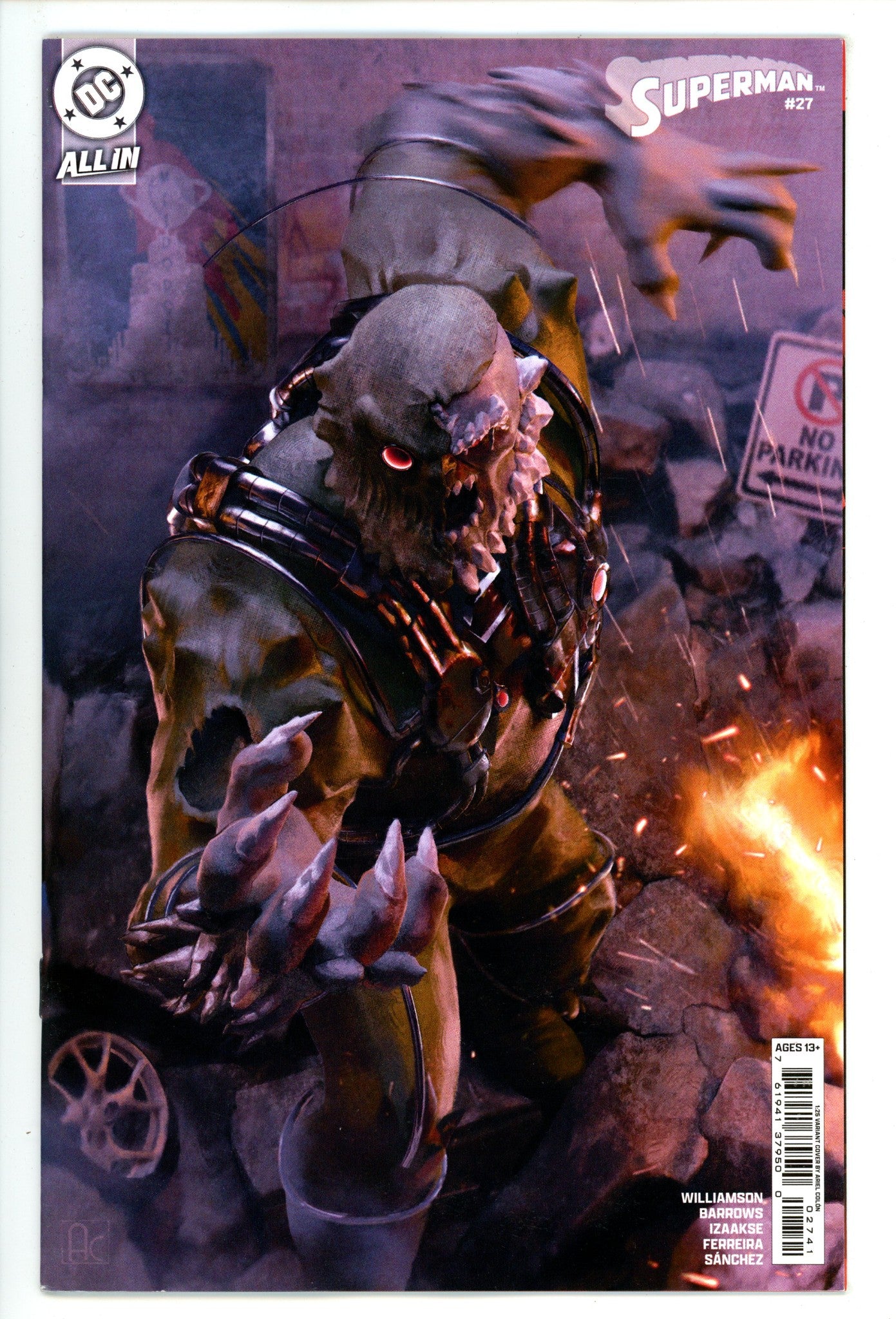 Superman Vol 6 27 Colón Incentive Variant NM- (2025)