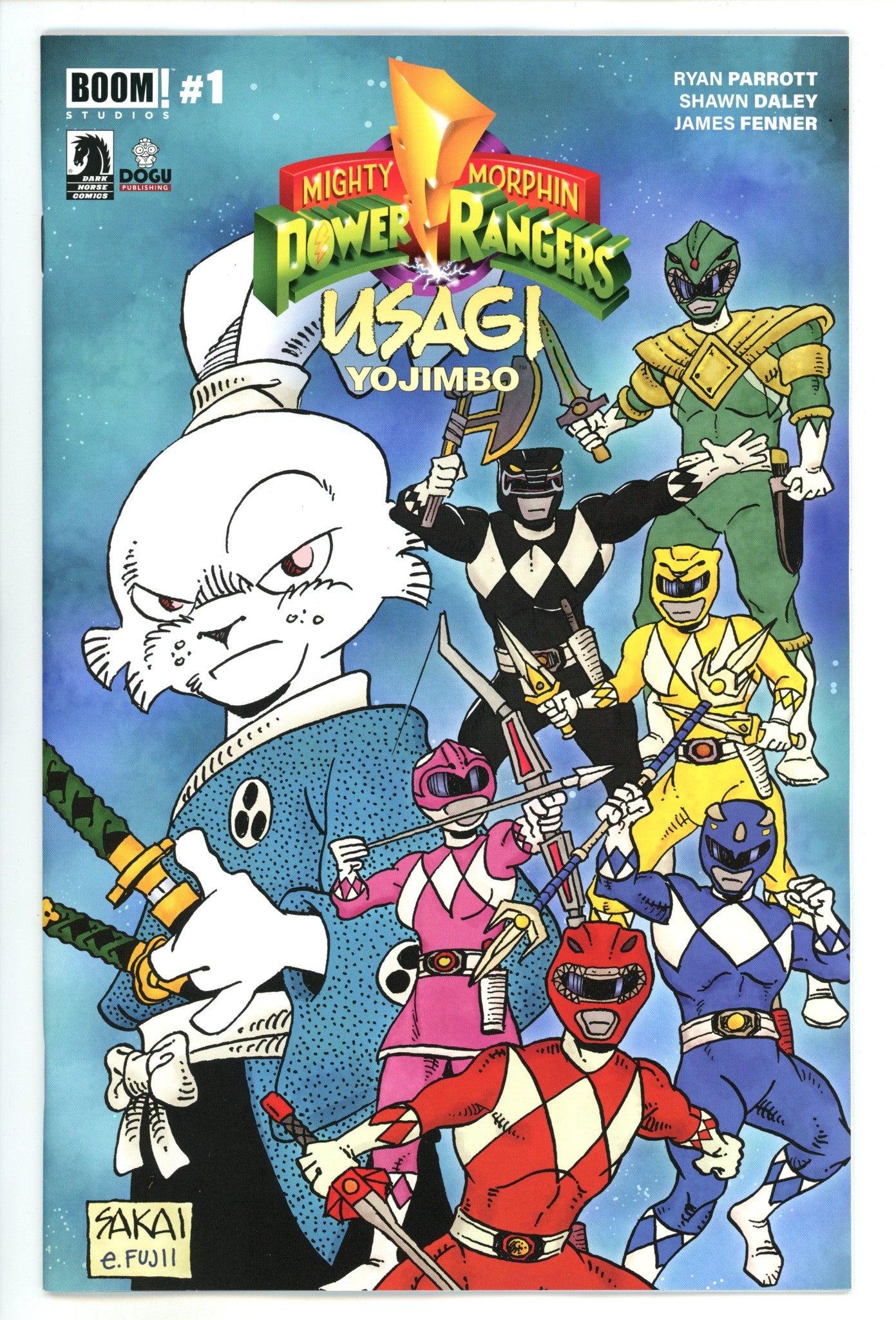 Mighty Morphin Power Rangers / Usagi Yojimbo 1 Sakai Variant (2024)