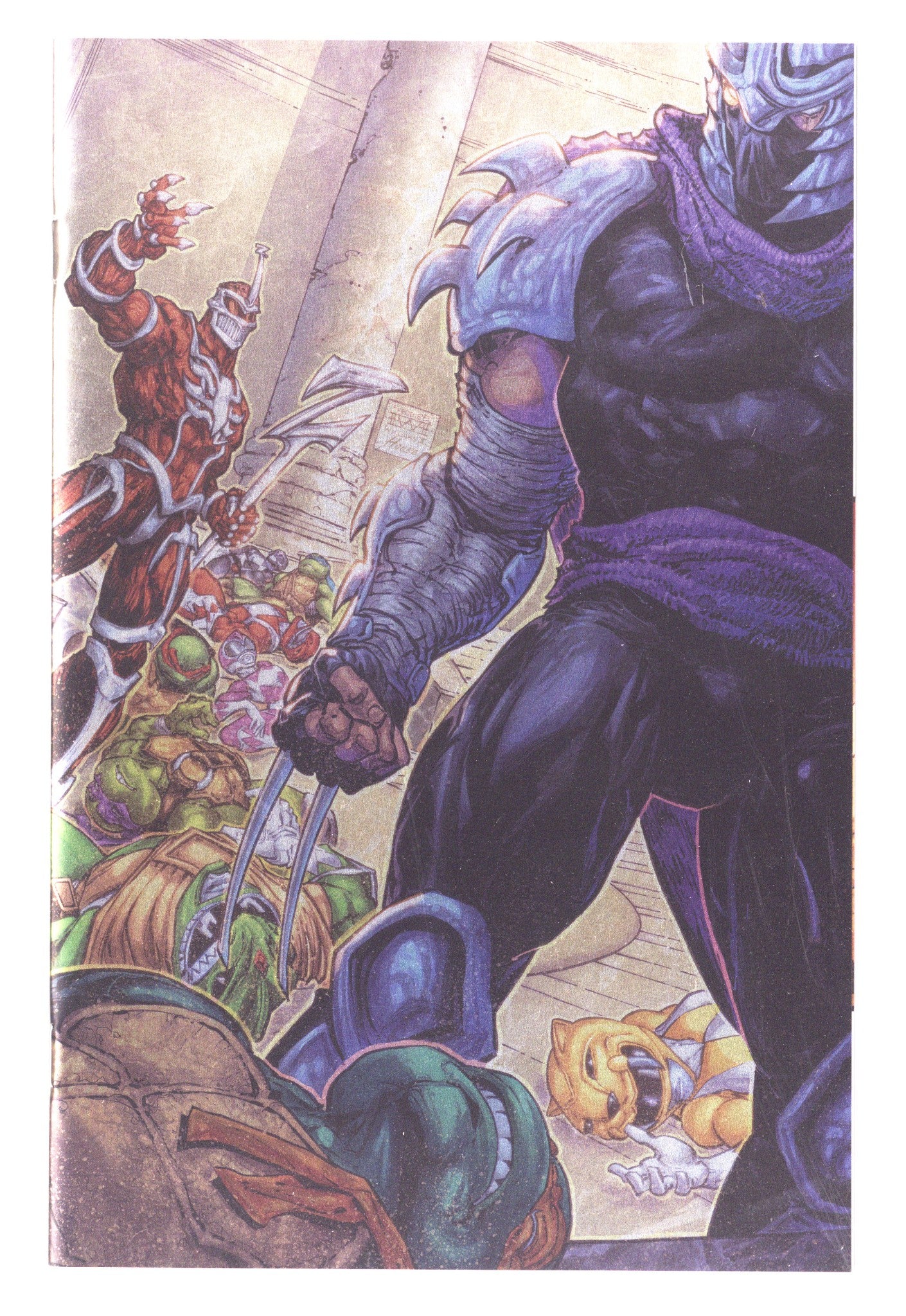 Mighty Morphin Power Rangers / Teenage Mutant Ninja Turtles III 3 Ii Foil Virgin Incentive (2025)