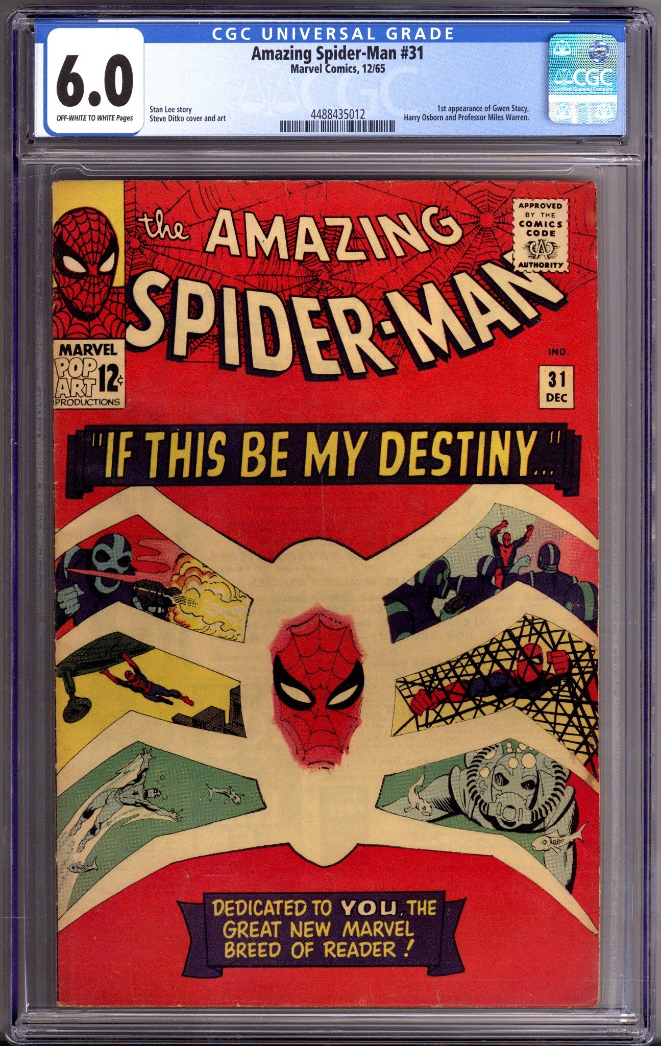 The Amazing Spider-Man Vol 1 31 CGC 6.0 (FN) (1965) 
