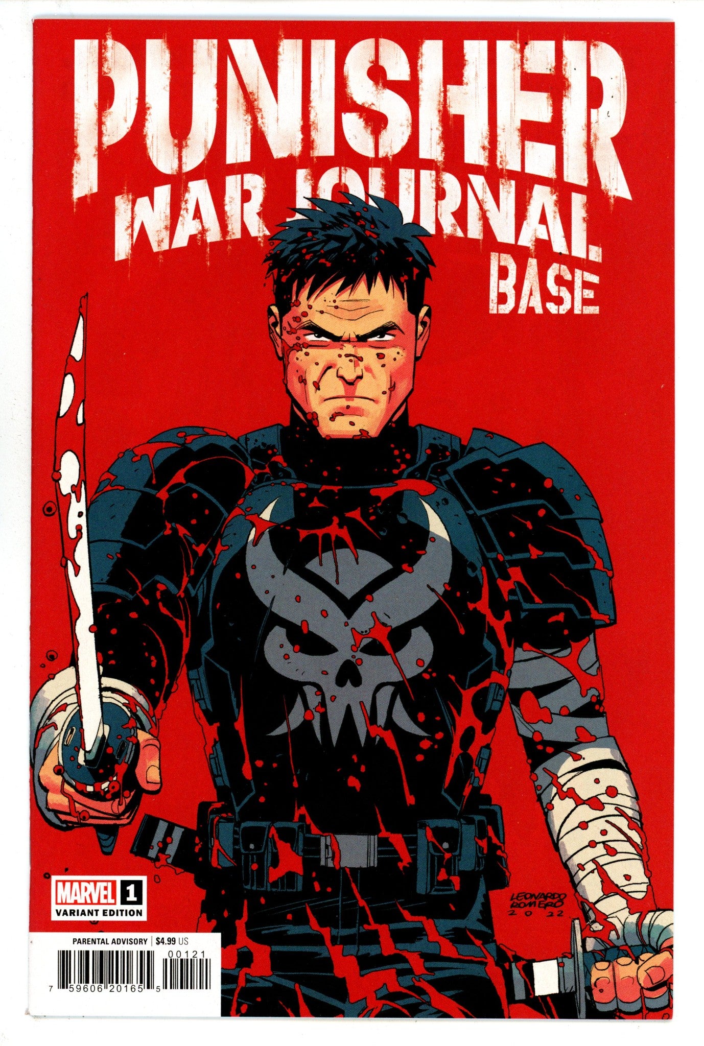 Punisher War Journal: Base 1 High Grade (2023) Romero Variant 