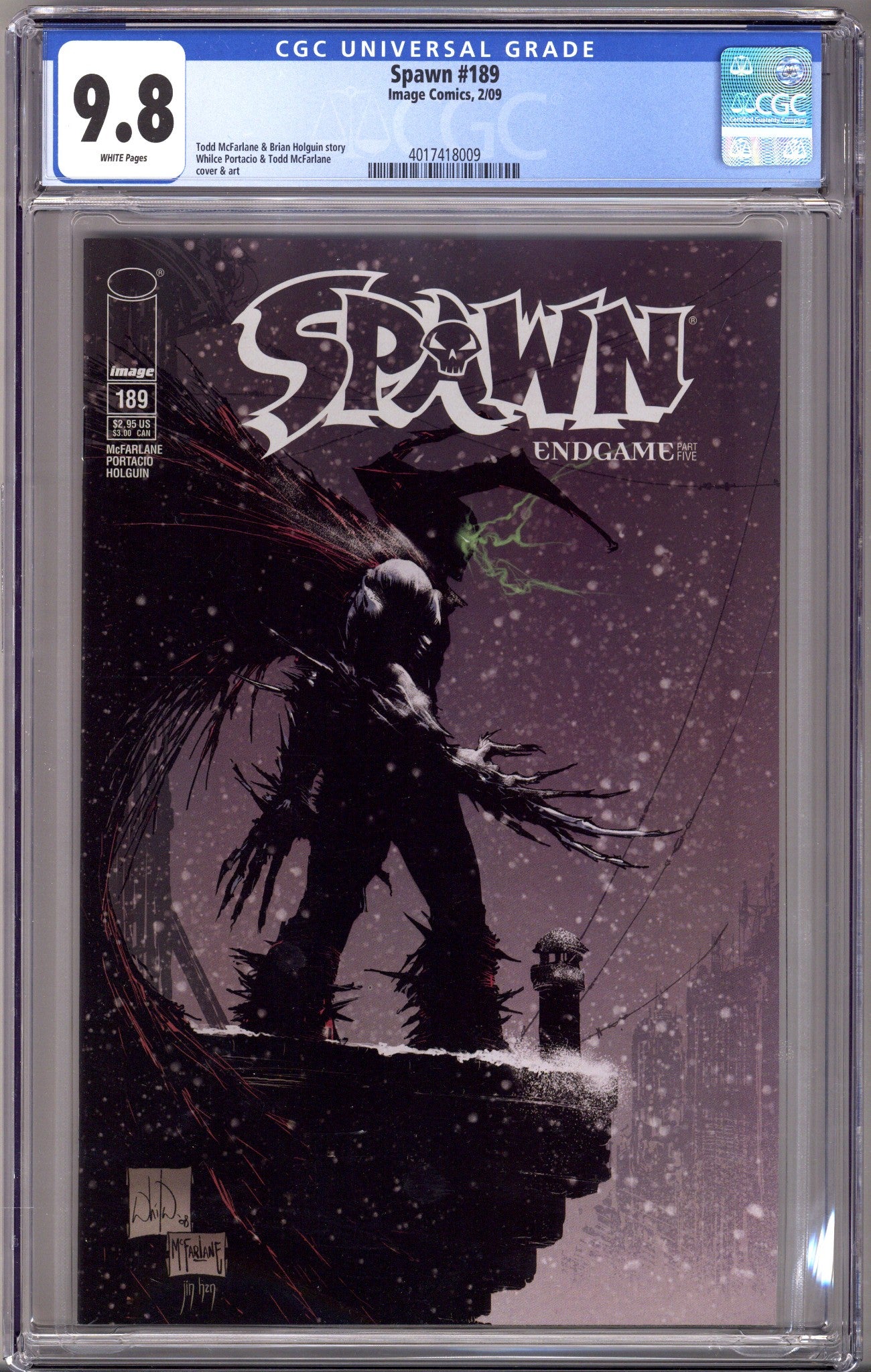 Spawn 189 CGC 9.8 (NM/M) (2009)