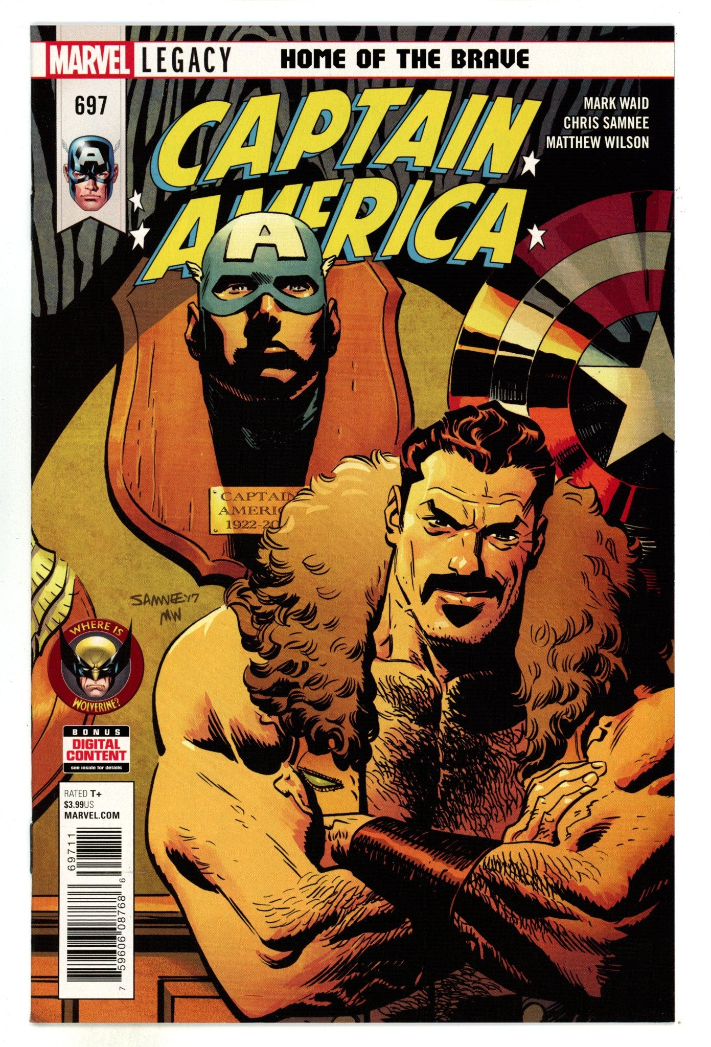 Captain America Vol 1 697 High Grade (2018) 
