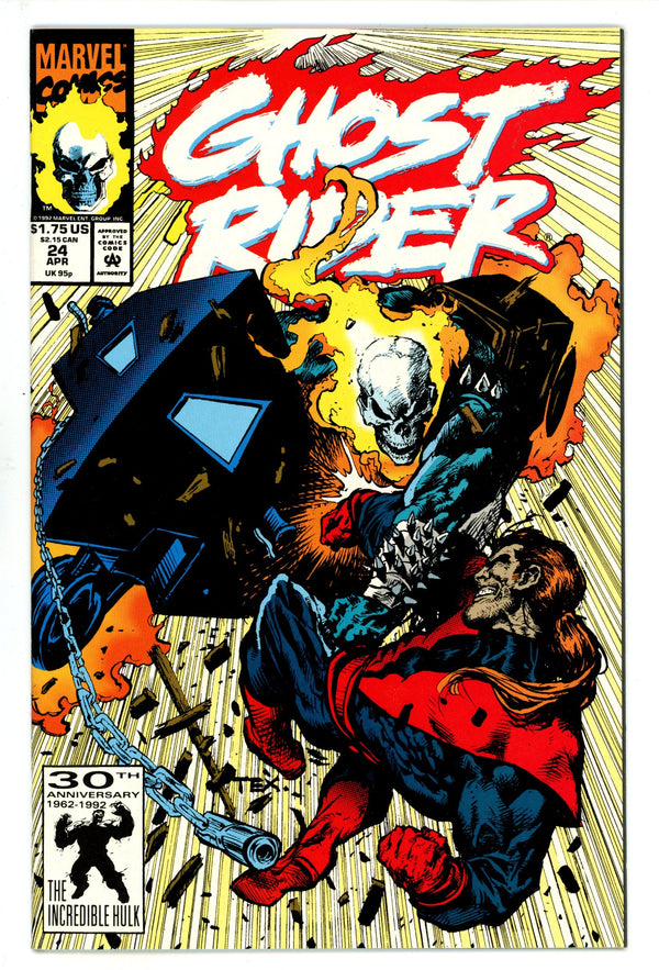 Ghost Rider Vol 2 24 High Grade (1992)