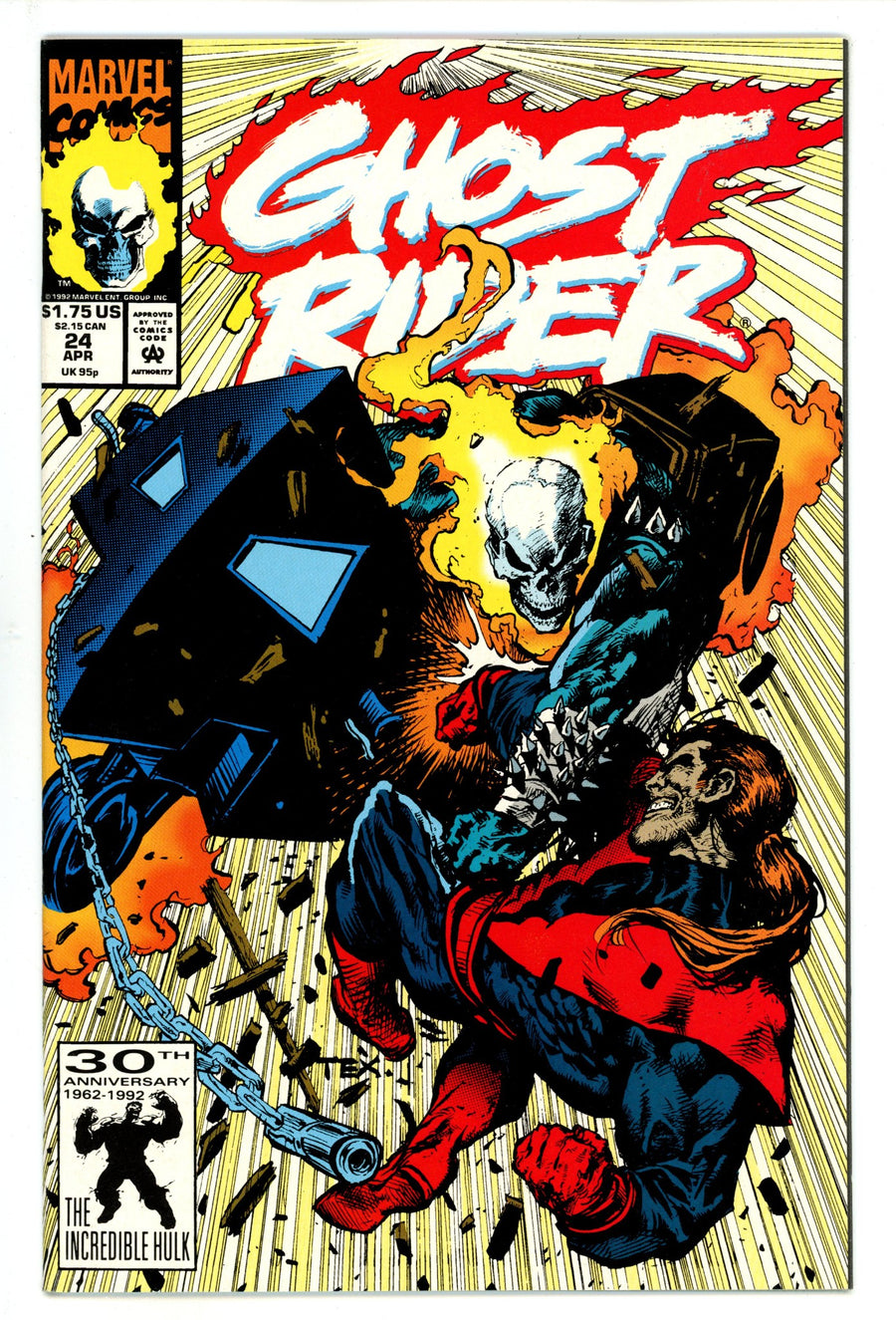Ghost Rider Vol 2 24 High Grade (1992) 