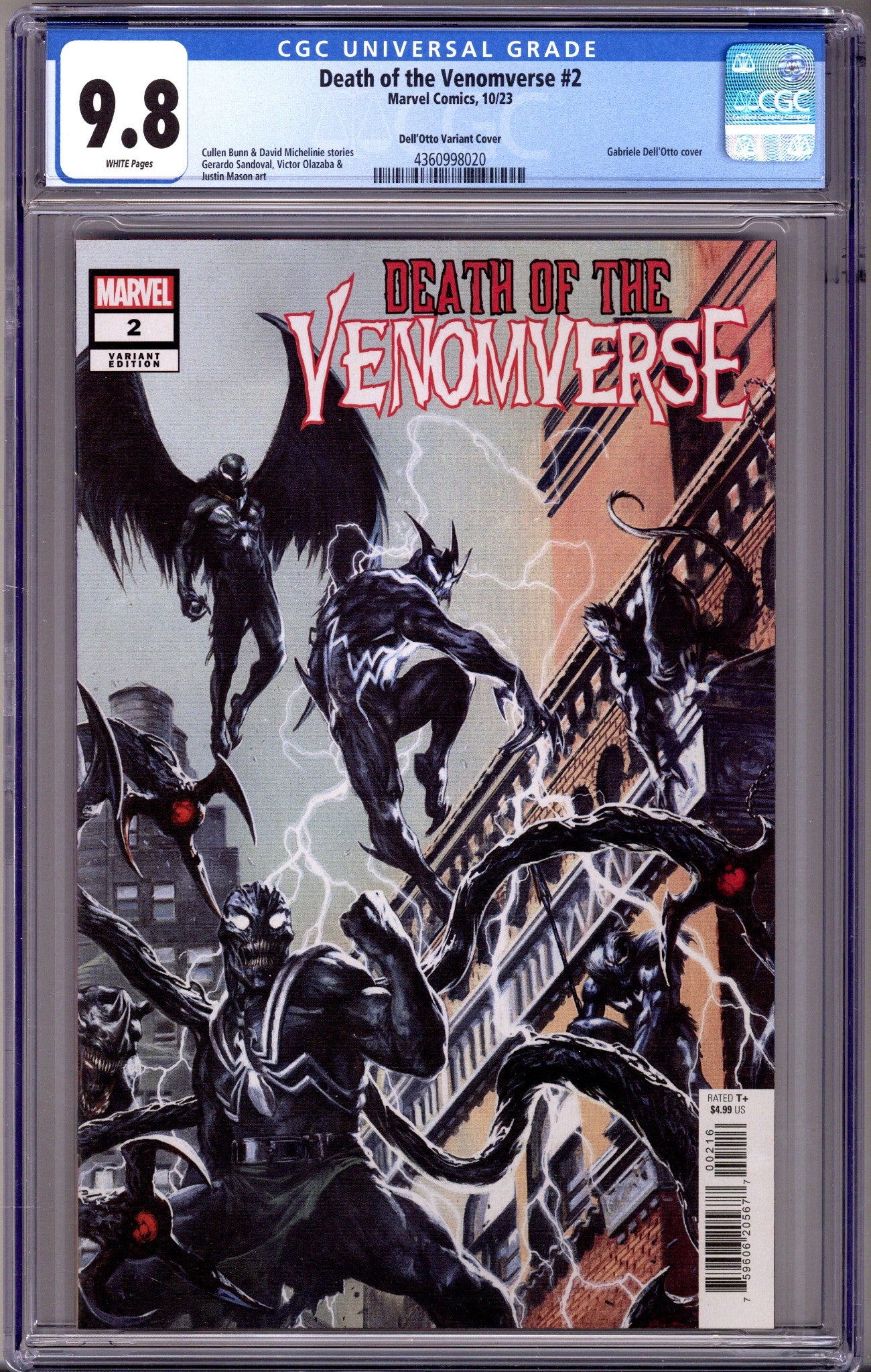 Death of the Venomverse 2 CGC 9.8 (NM/M) (2023) Dell'Otto Connecting Variant