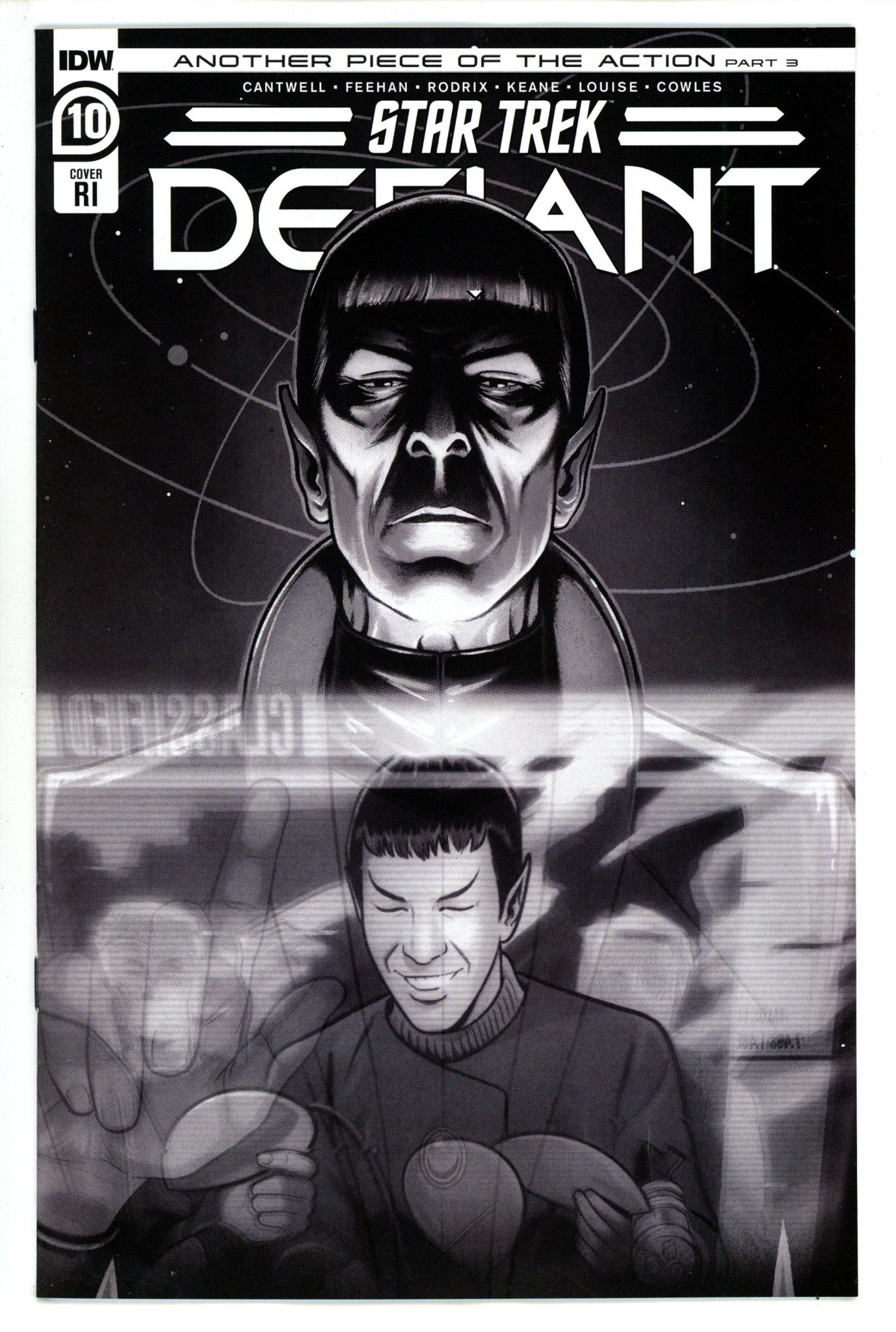 Star Trek Defiant 10 Feehan B&W Incentive Variant NM (2023)