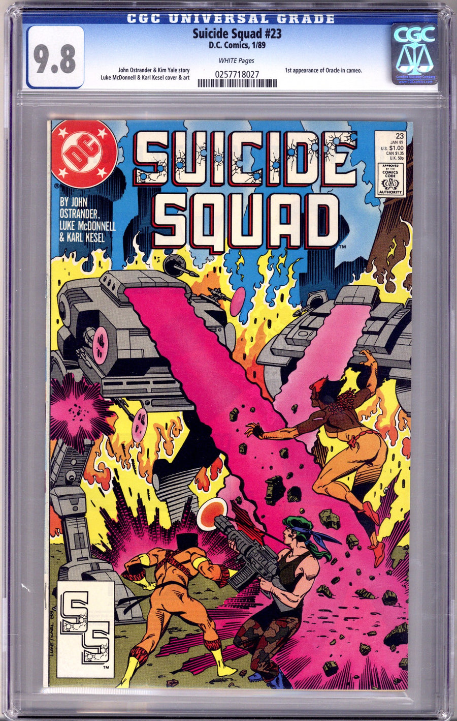 Suicide Squad Vol 1 23 CGC 9.8 (1989)