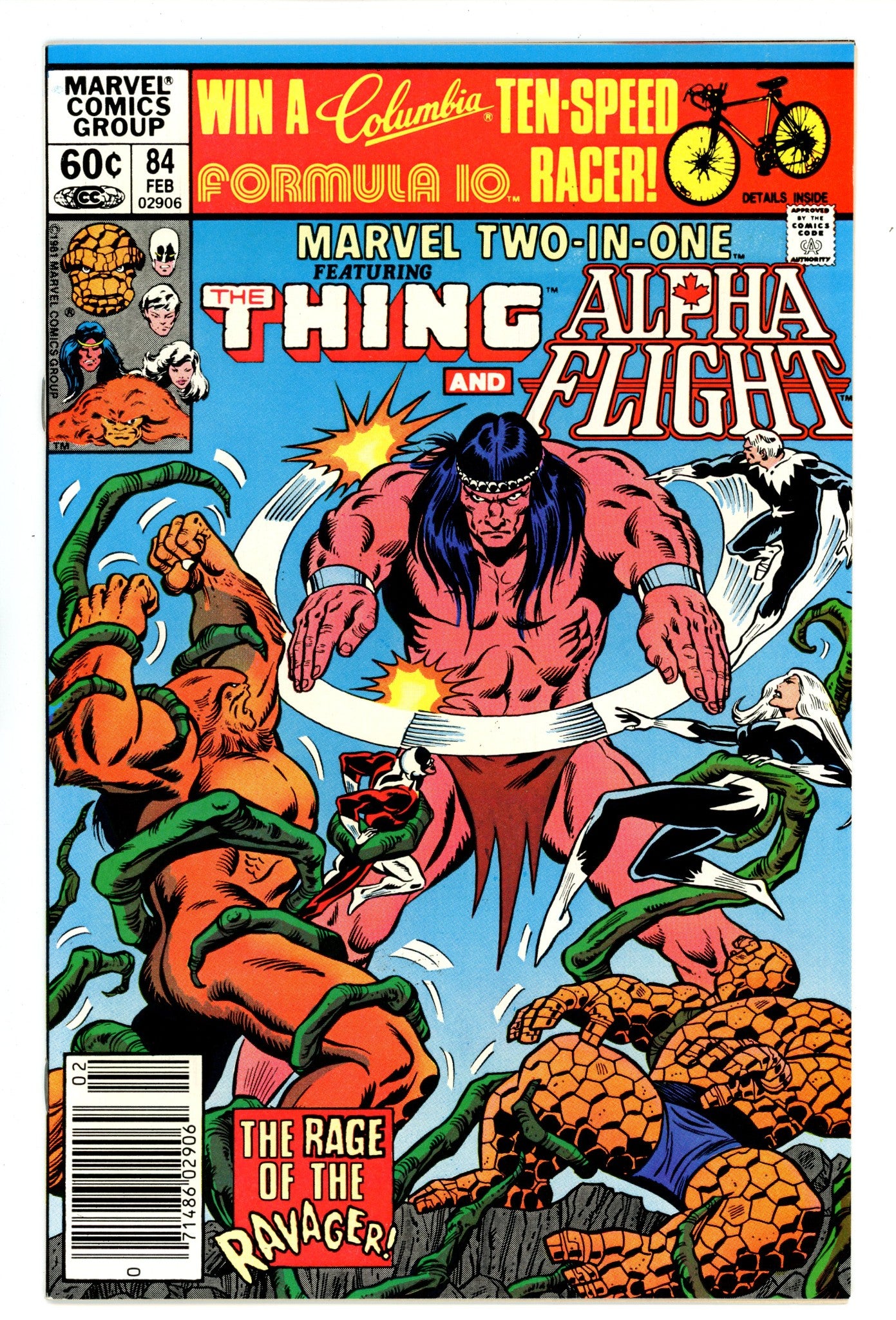 Marvel Two-in-One Vol 1 84 NM- (9.2) (1982) Newsstand 