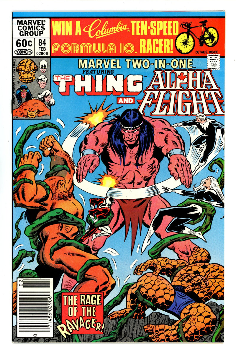 Marvel Two-in-One Vol 1 84 NM- (9.2) (1982) Newsstand 