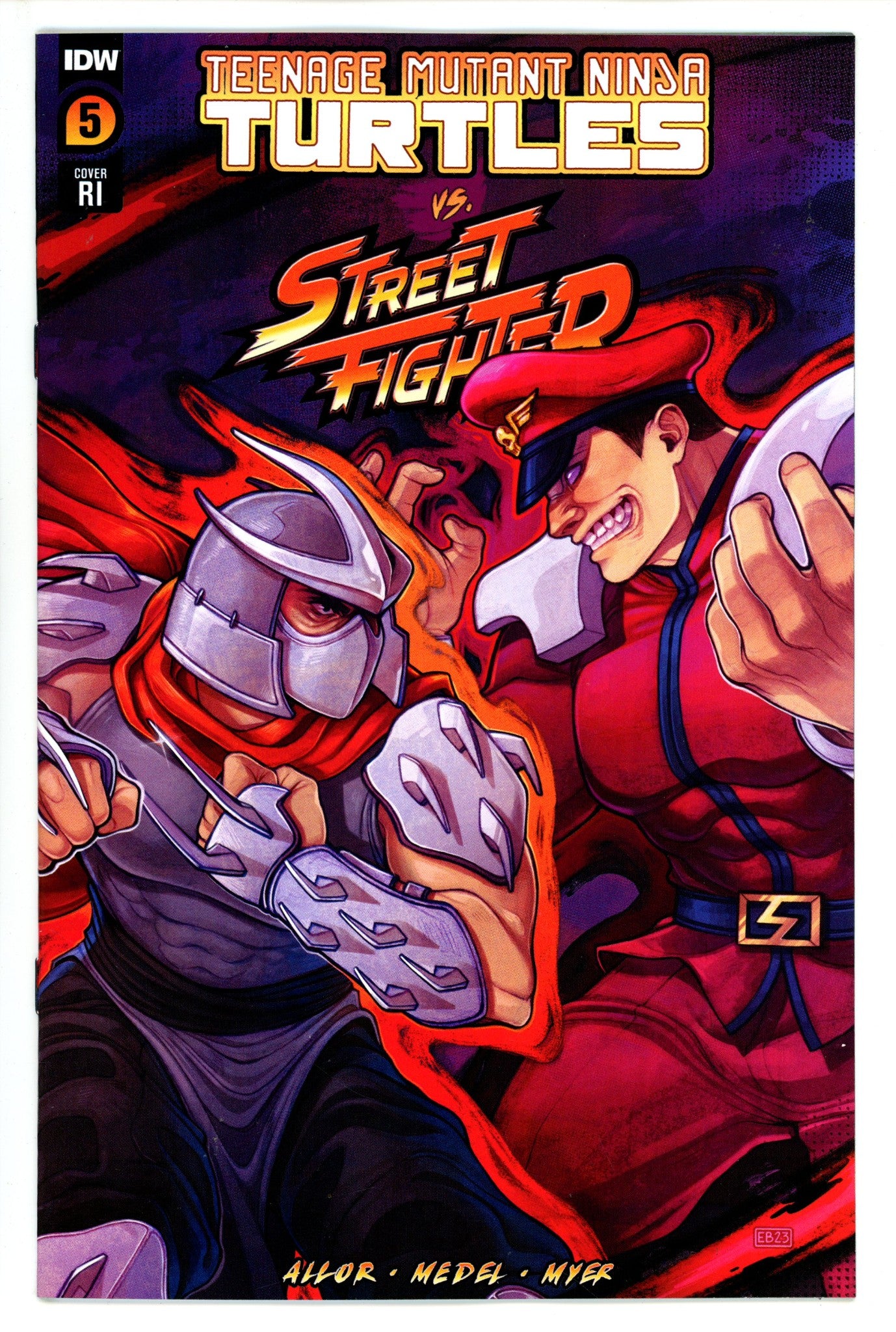 Teenage Mutant Ninja Turtles Vs. Street Fighter 5 Beals Incentive Variant NM (2023)