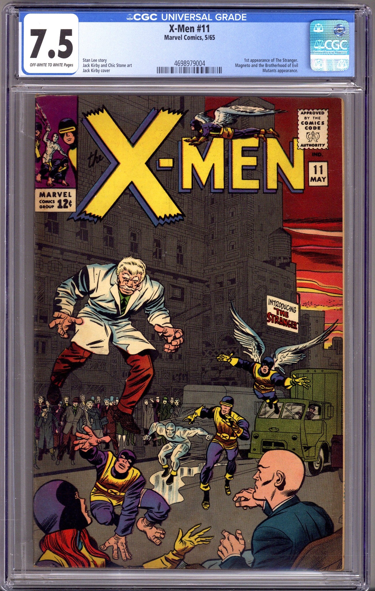 The X-Men Vol 1 11 CGC 7.5 (VF-) (1965) 