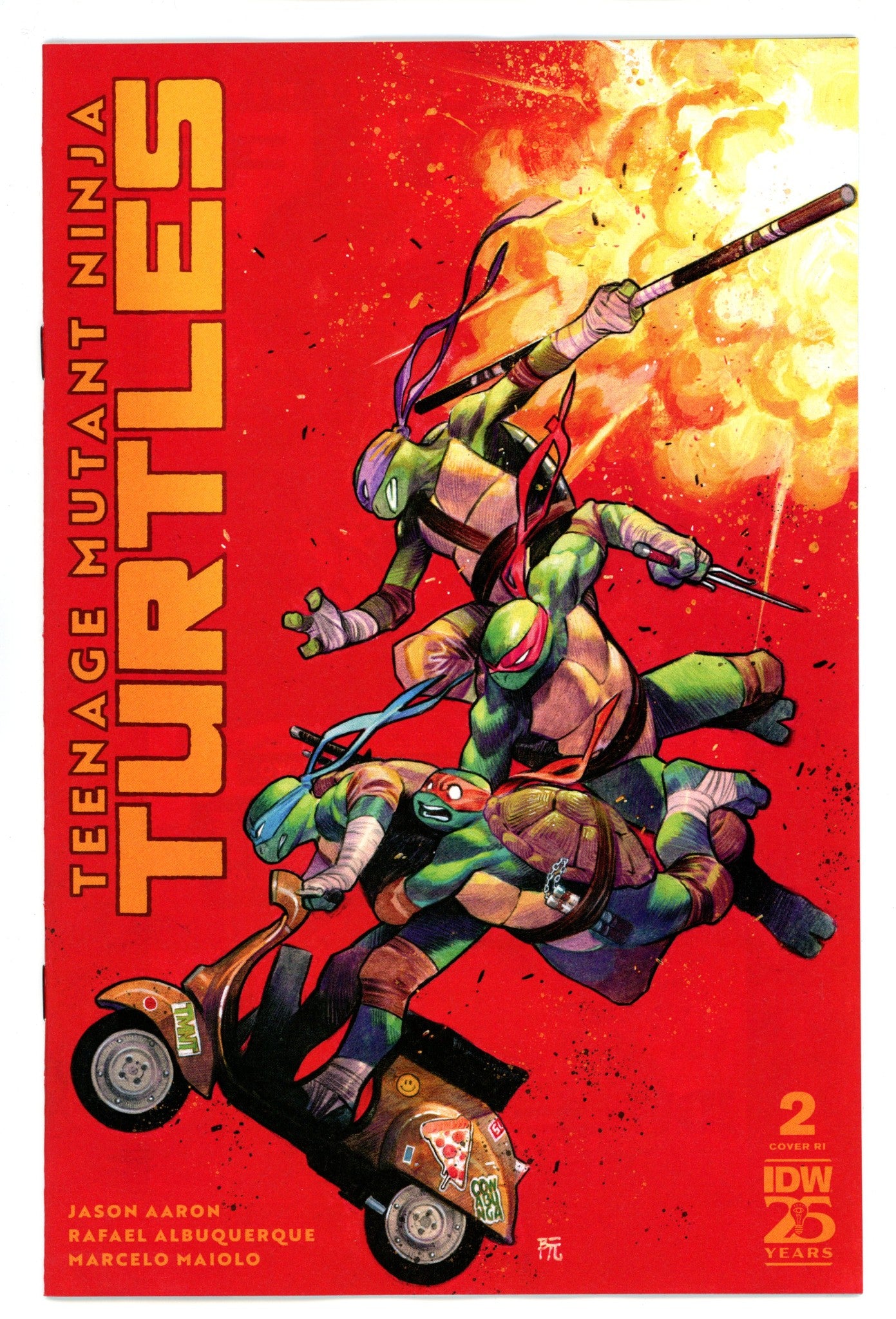 Teenage Mutant Ninja Turtles Vol 6 2 Ruan Incentive Variant NM (2024)