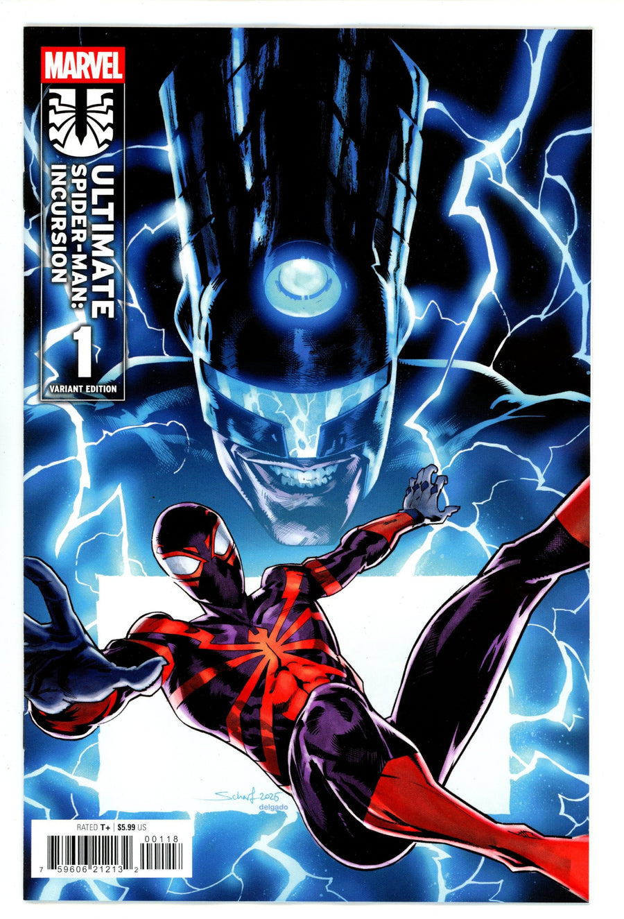 Ultimate Spider-Man: Incursion 1 Scharf Incentive Variant NM- (2025)