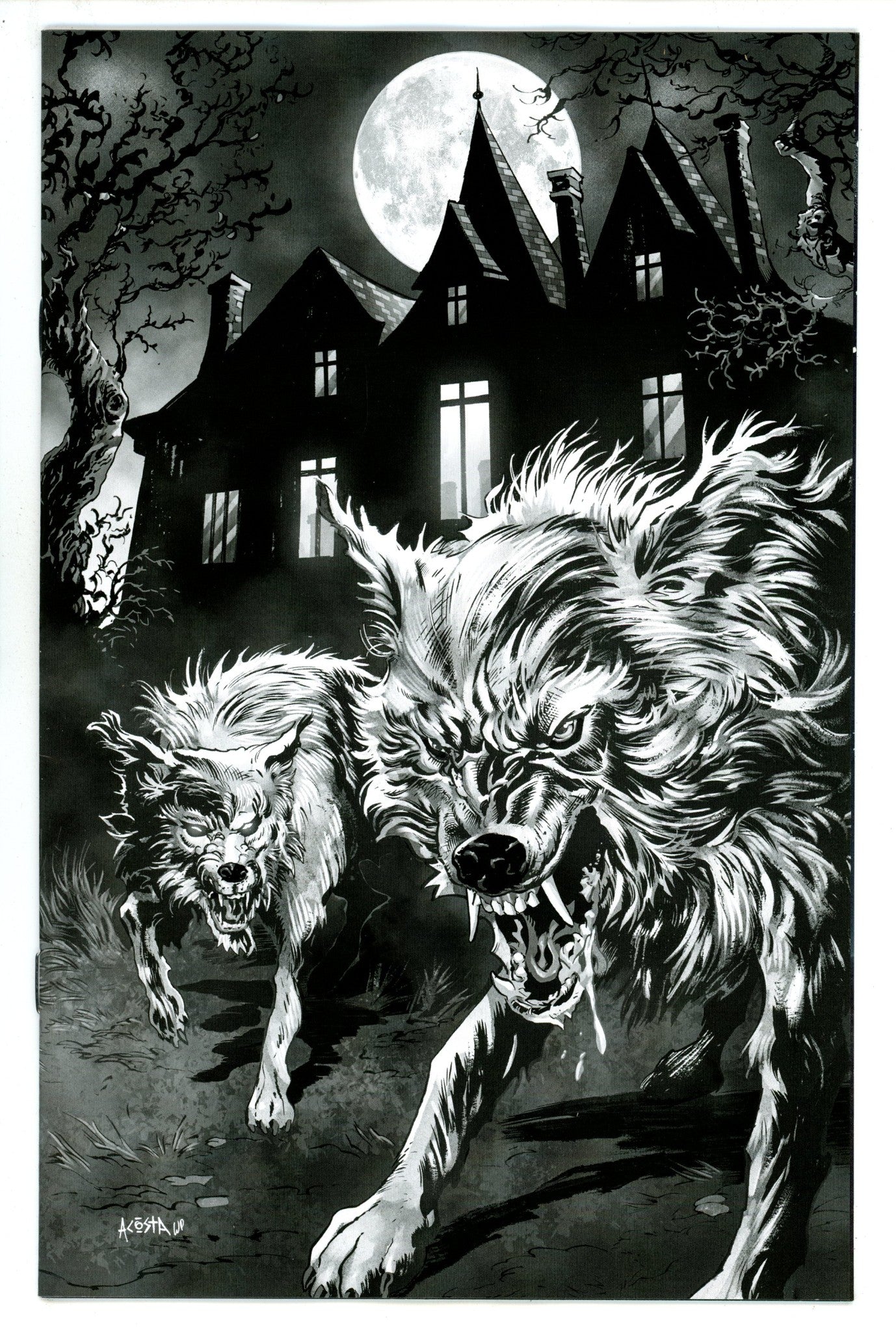 The Agent 4 Acosta B&W Virgin Incentive Variant VF/NM (2024)